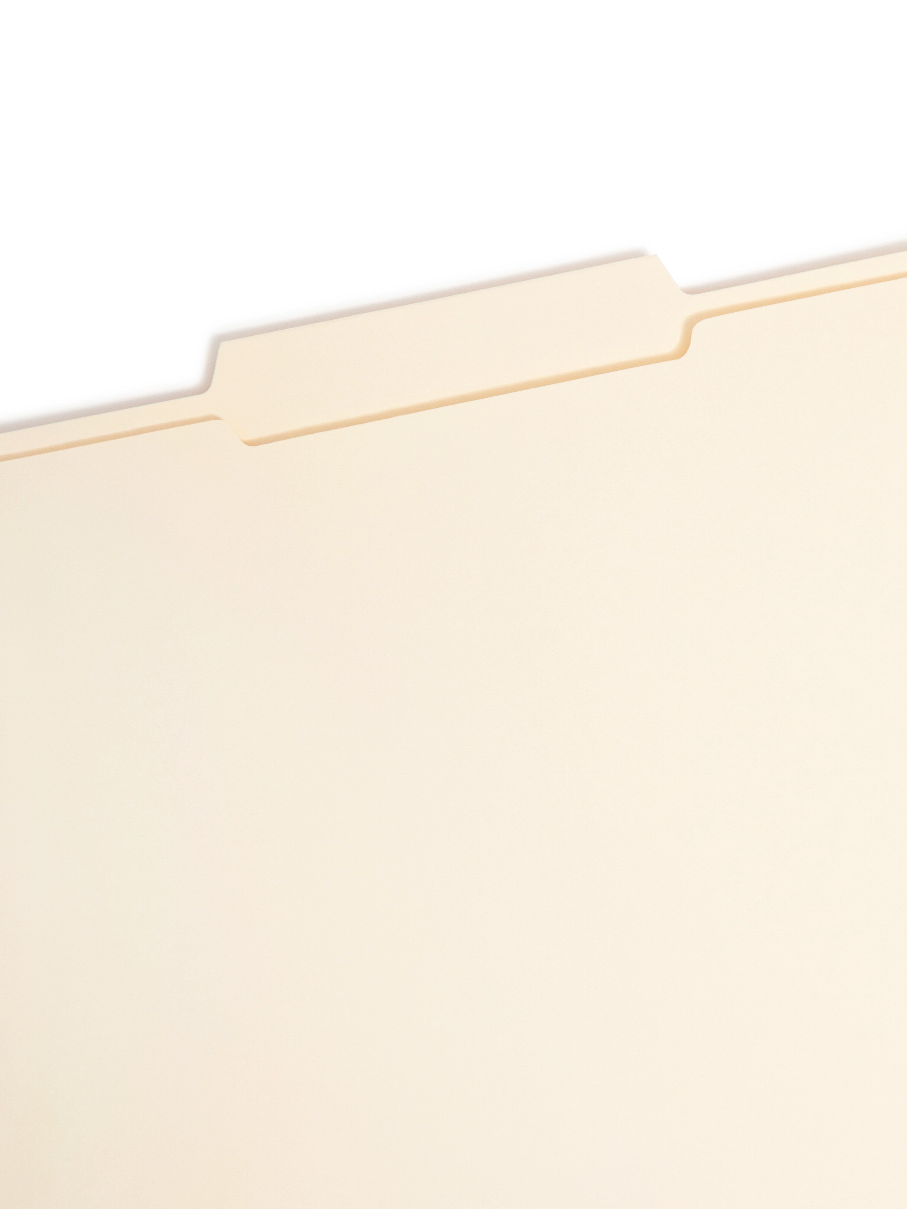 Smead Card Stock Classification Folders, Reinforced 2/5-Cut Tab, Letter Size, Manila, 50/Box