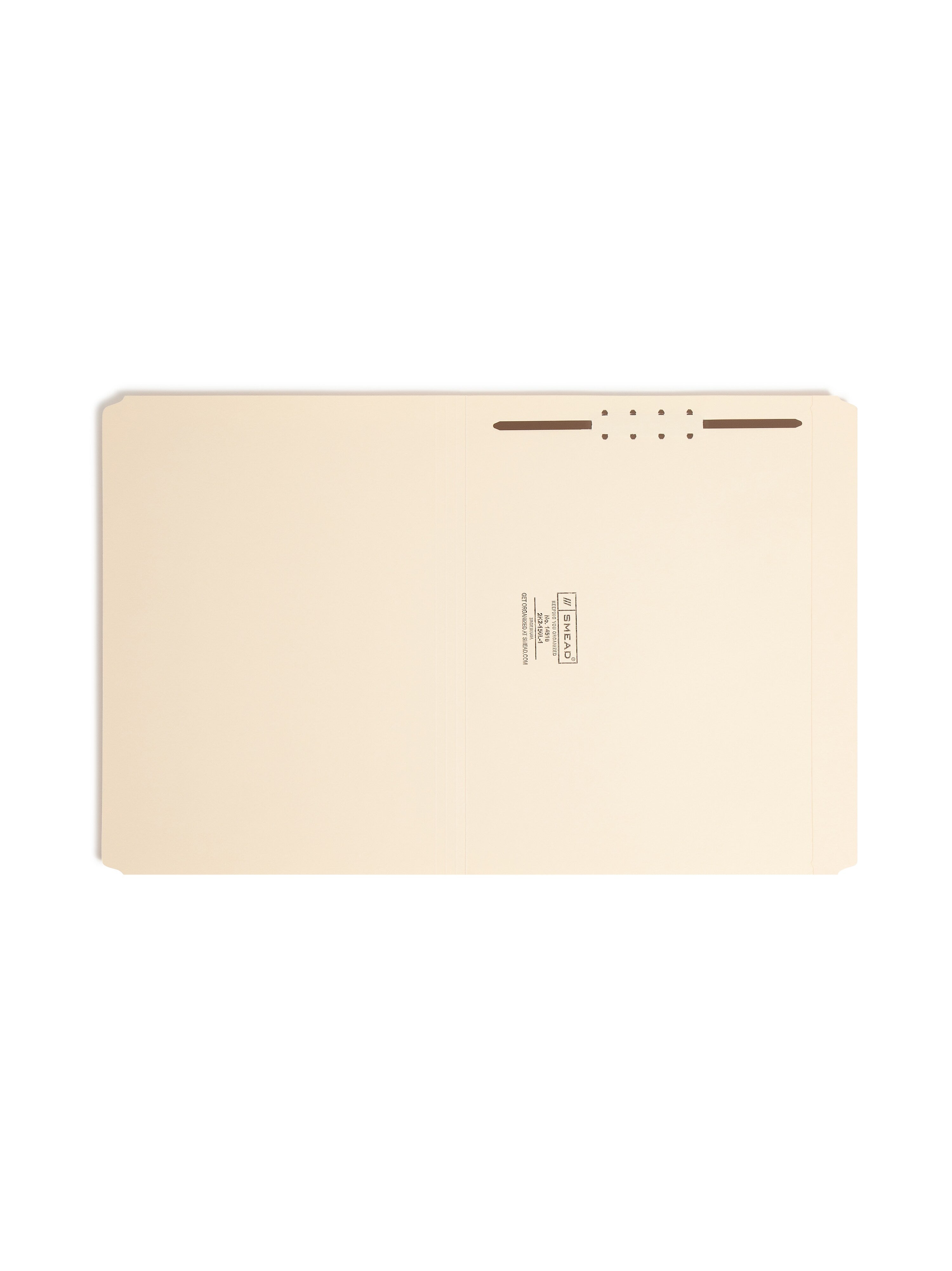 Smead Card Stock Classification Folders, Reinforced Straight-Cut Tab, Letter Size, Manila, 50/Box