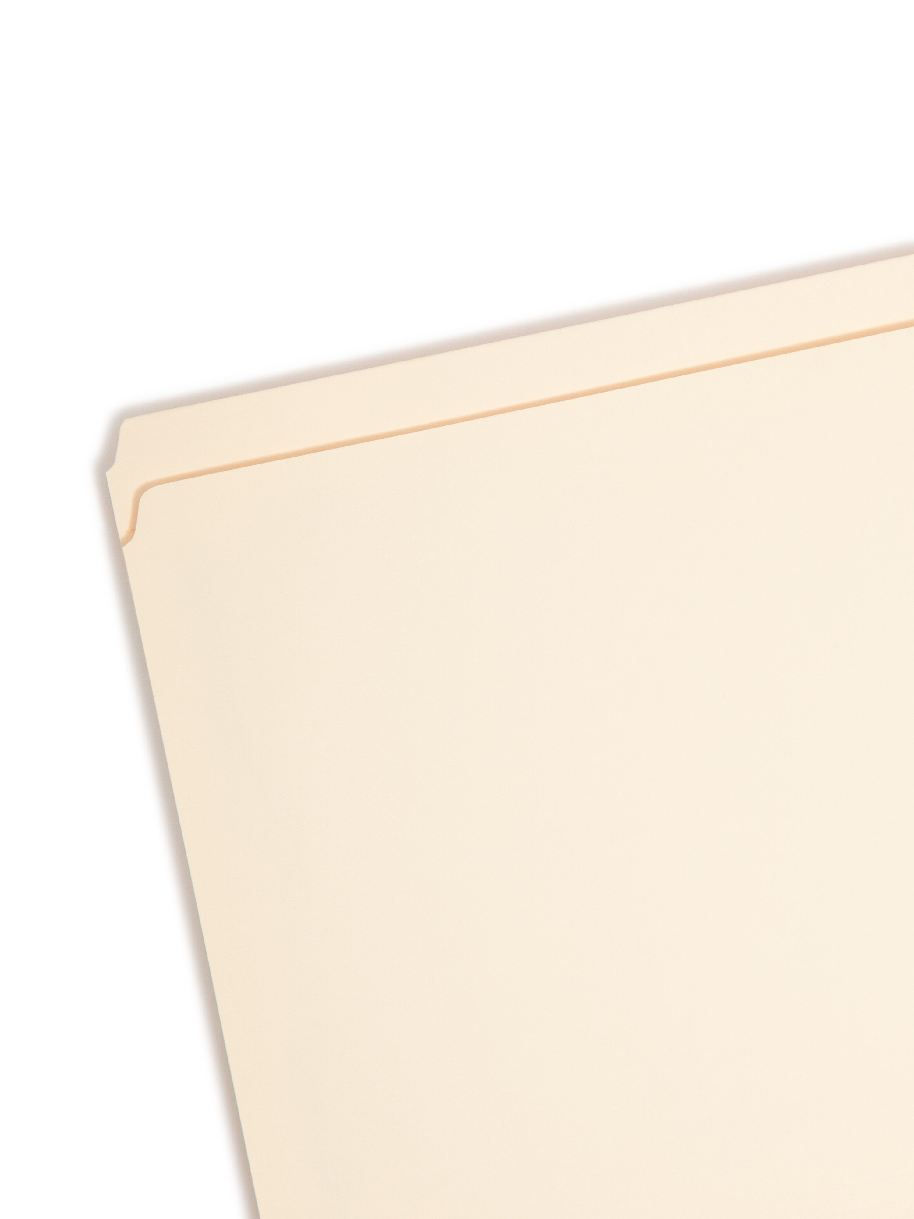 Smead Card Stock Classification Folders, Reinforced Straight-Cut Tab, Letter Size, Manila, 50/Box