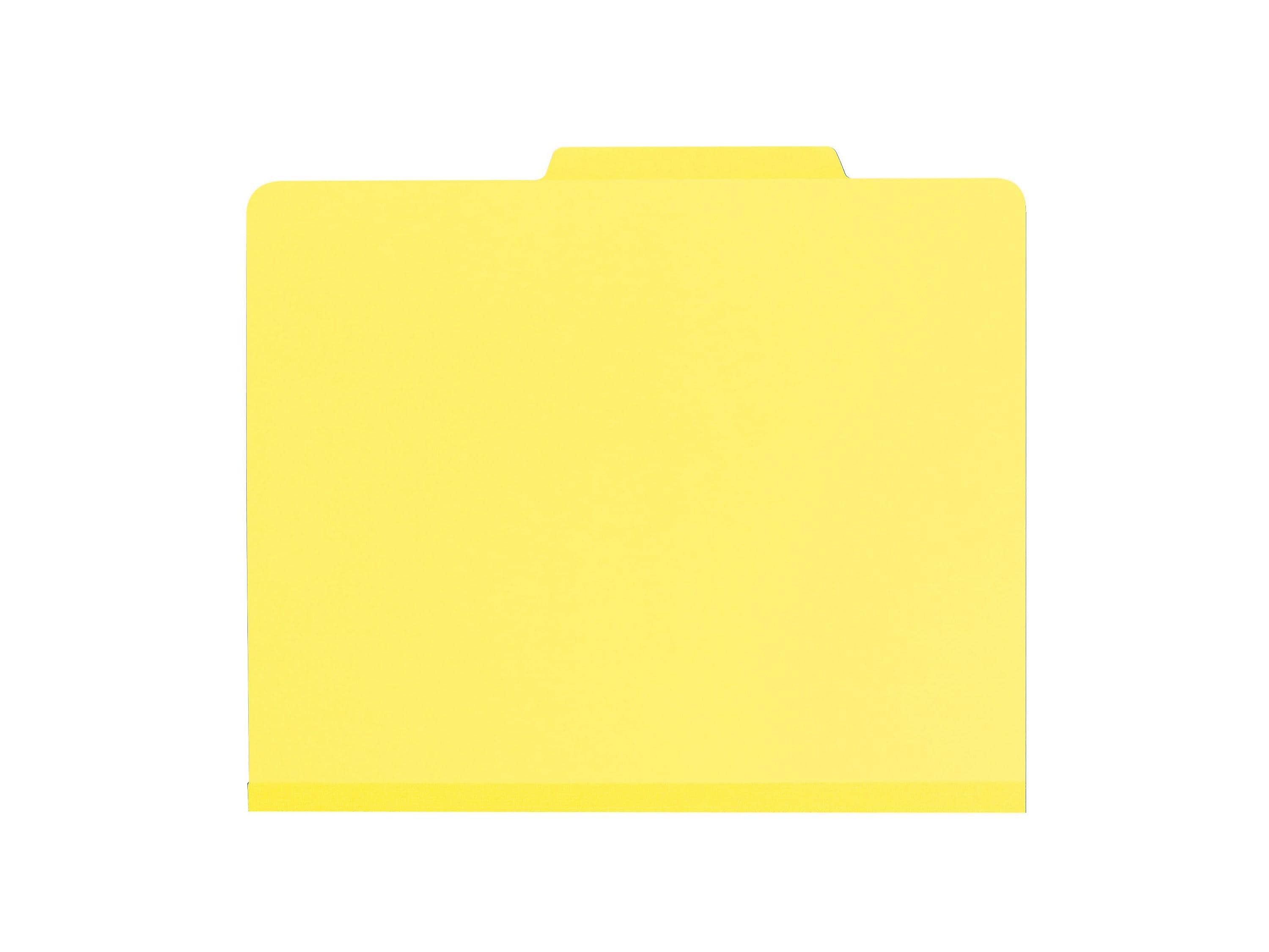 Smead Card Stock Heavy Duty Classification Folders, 2