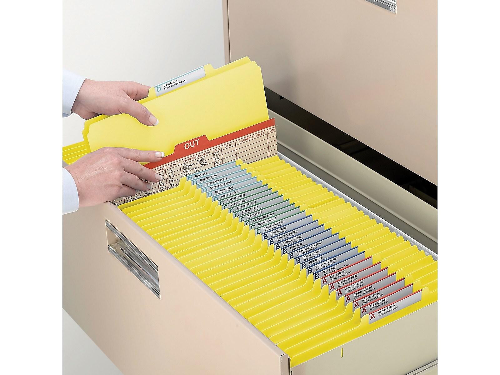 Smead Card Stock Heavy Duty Classification Folders, 2