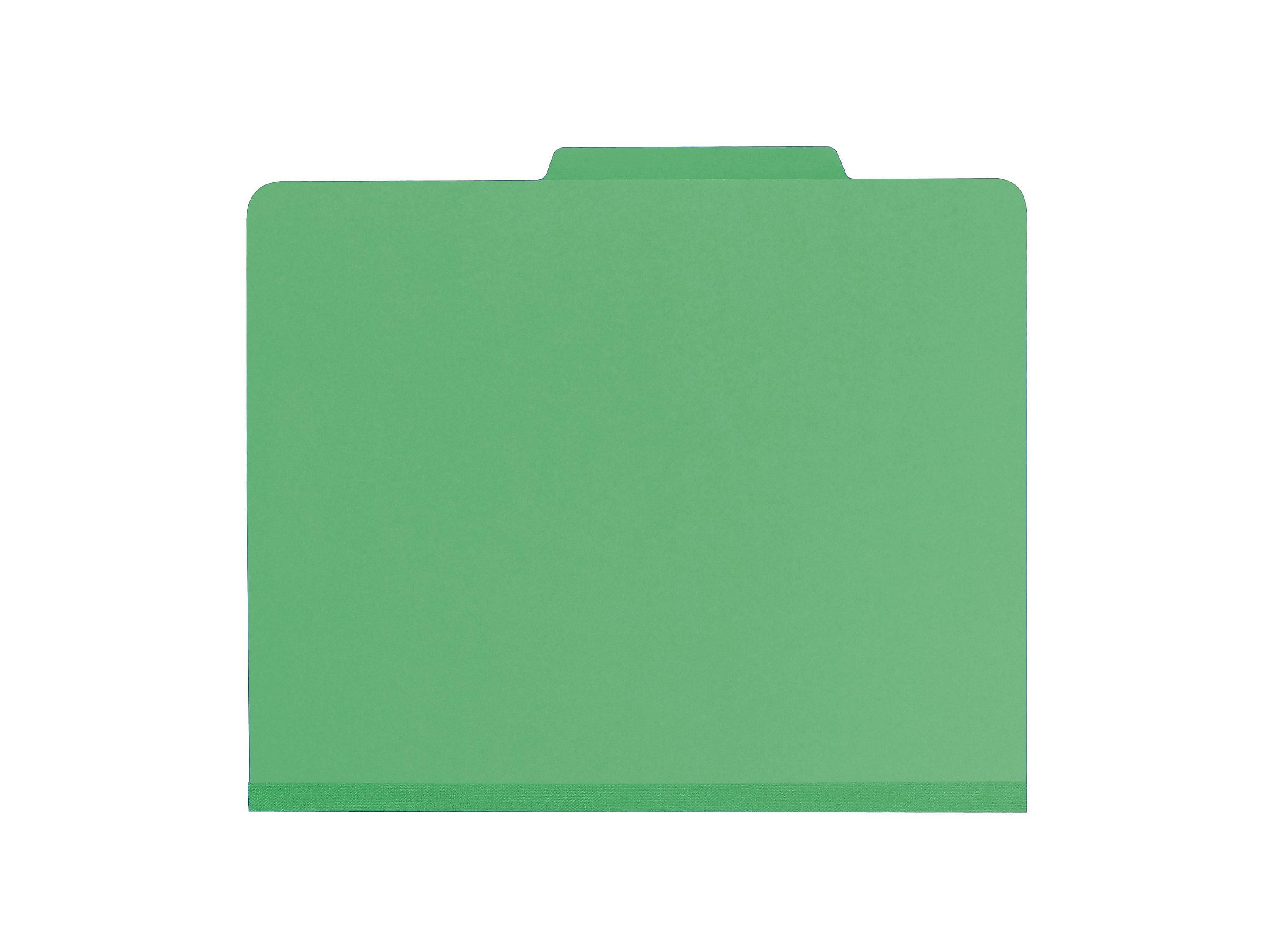 Smead Card Stock Heavy Duty Classification Folders, 2