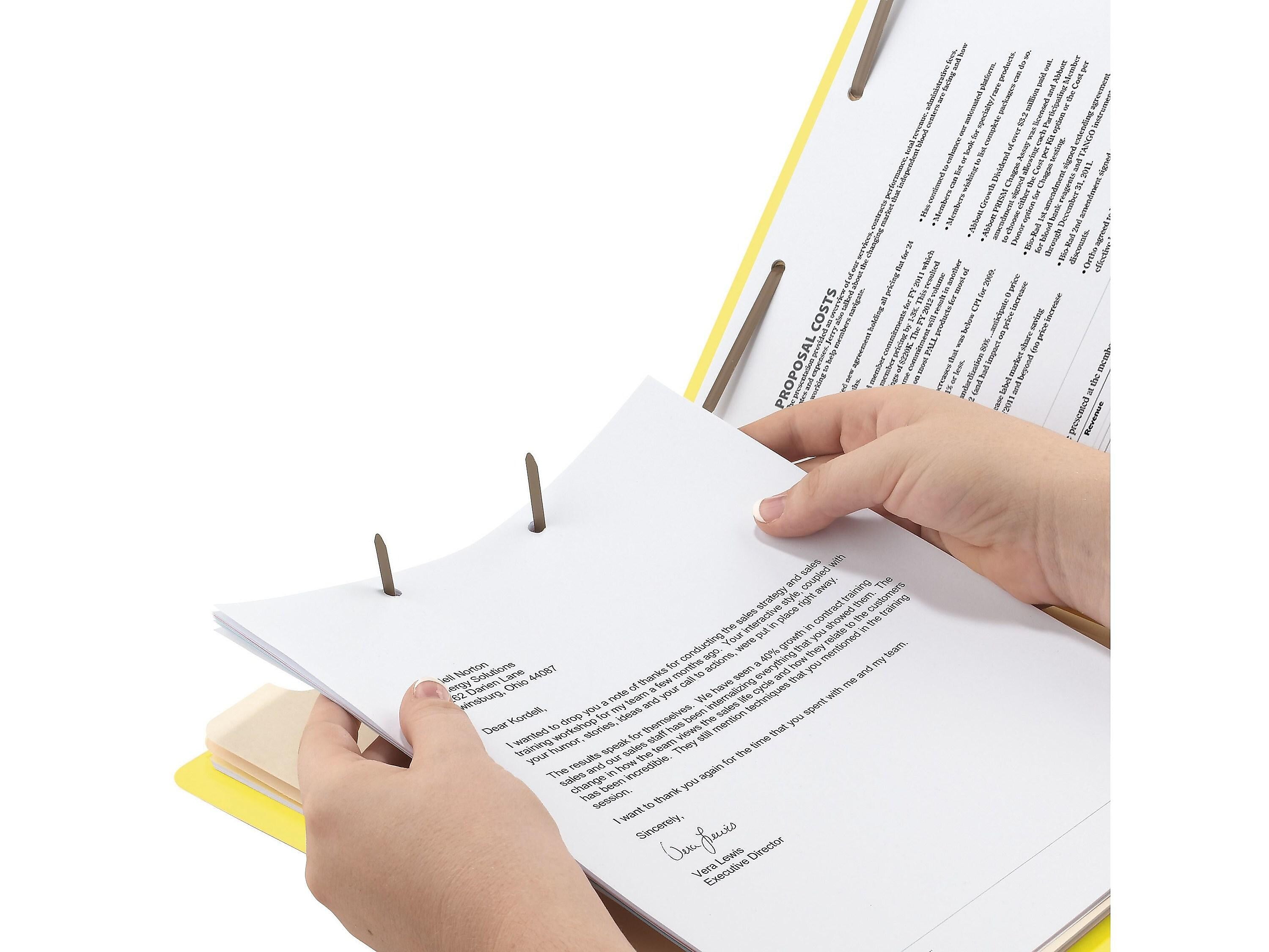 Smead Card Stock Heavy Duty Classification Folders, 2
