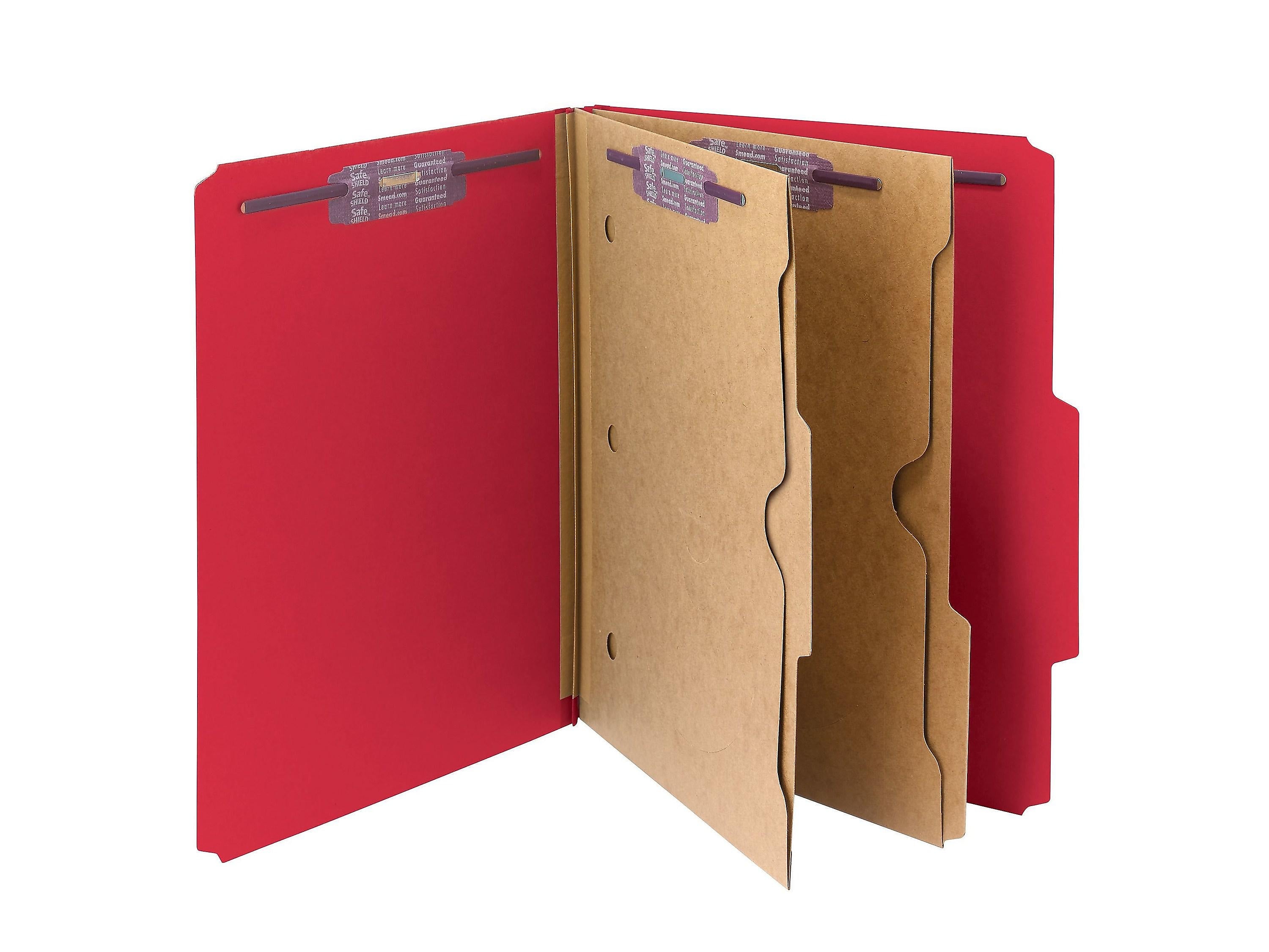 Smead Classification Folders with SafeSHIELD Fasteners, 2