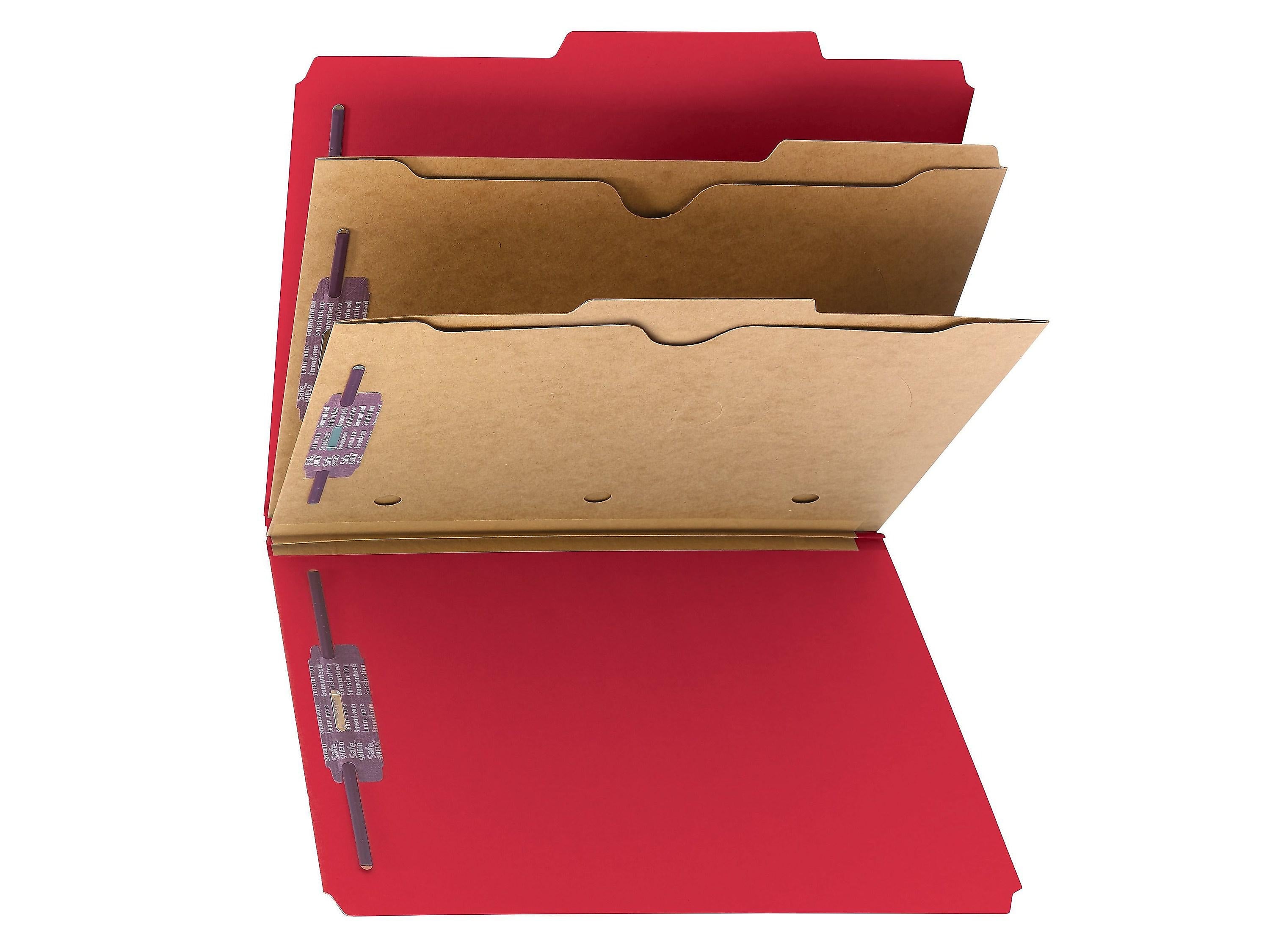 Smead Classification Folders with SafeSHIELD Fasteners, 2