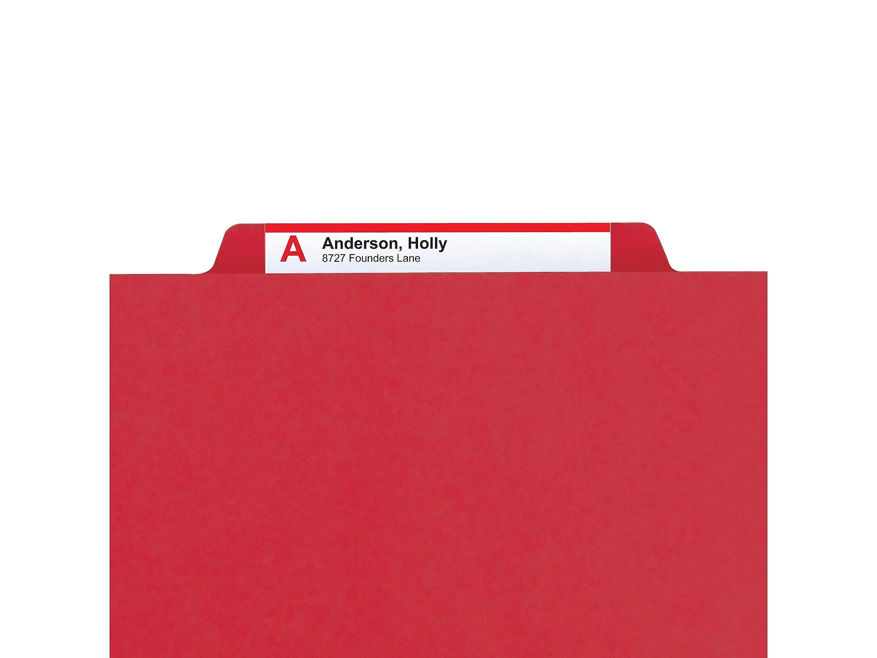 Smead Classification Folders with SafeSHIELD Fasteners, 2