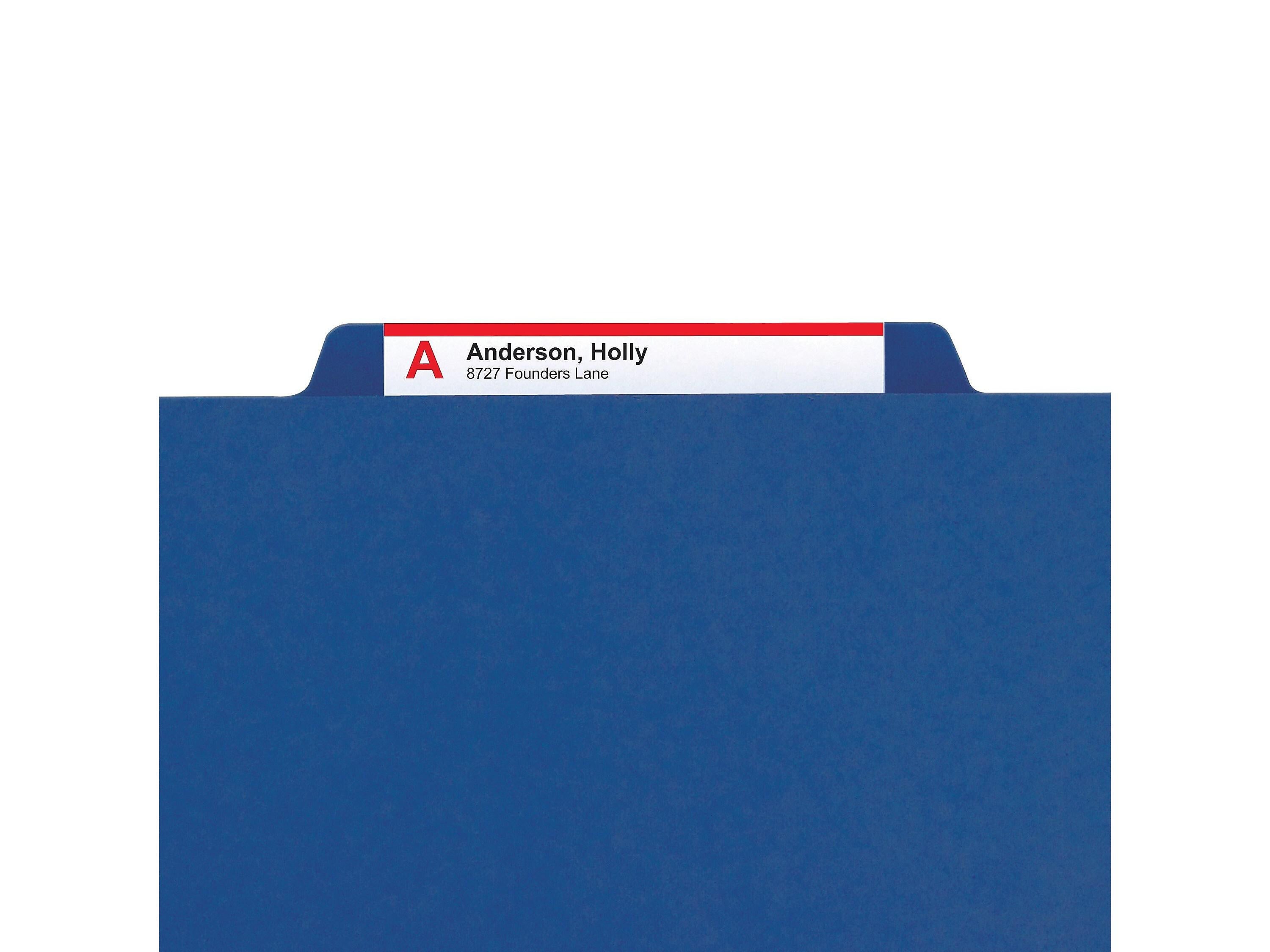 Smead Classification Folders with SafeSHIELD Fasteners, 3