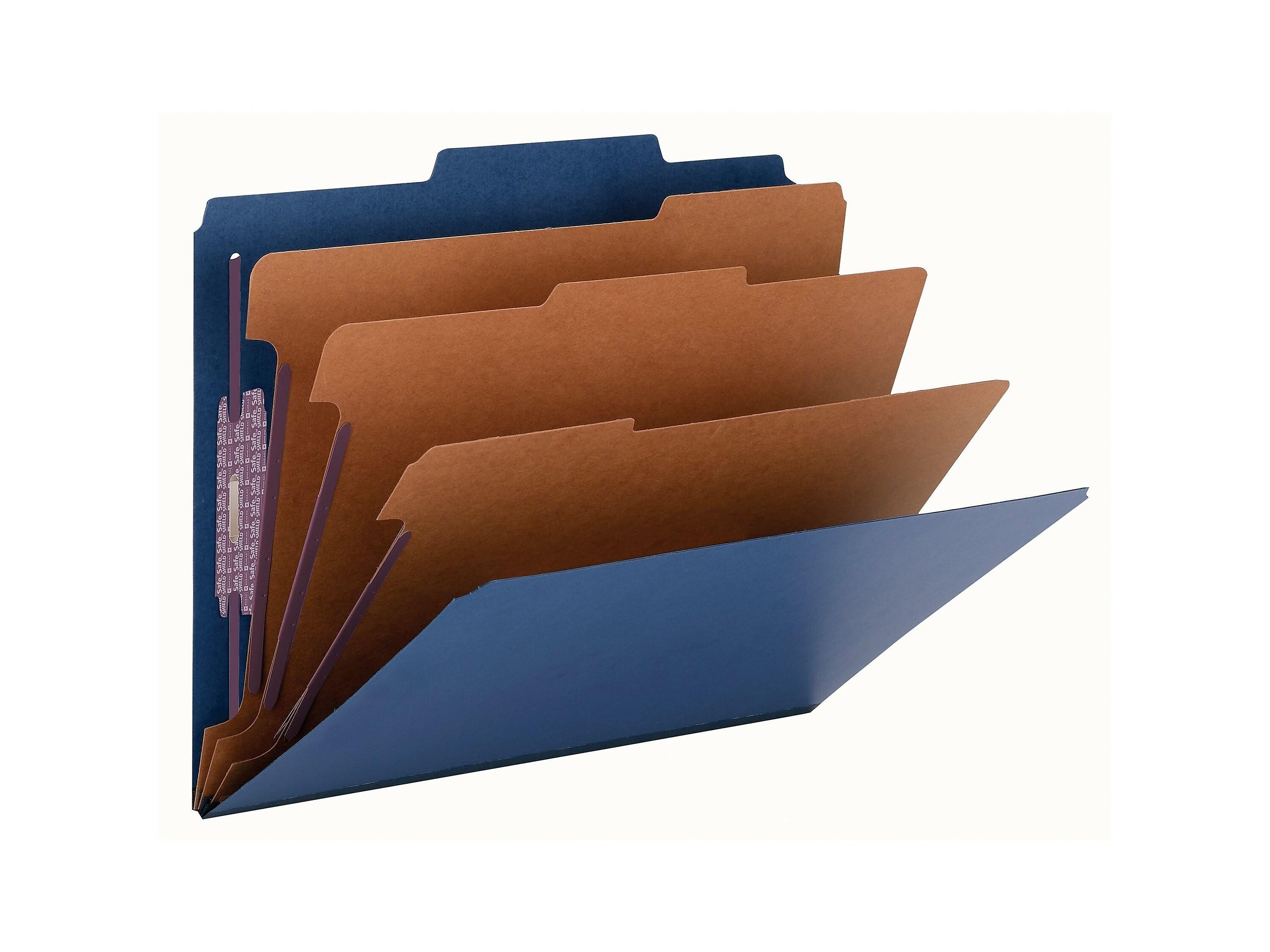 Smead Classification Folders with SafeSHIELD Fasteners, 3