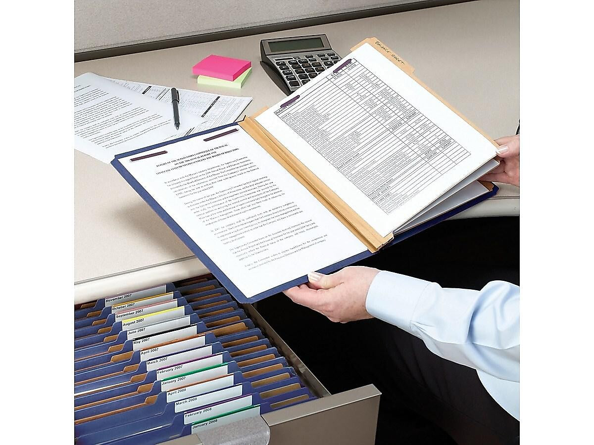 Smead Classification Folders with SafeSHIELD Fasteners, 3