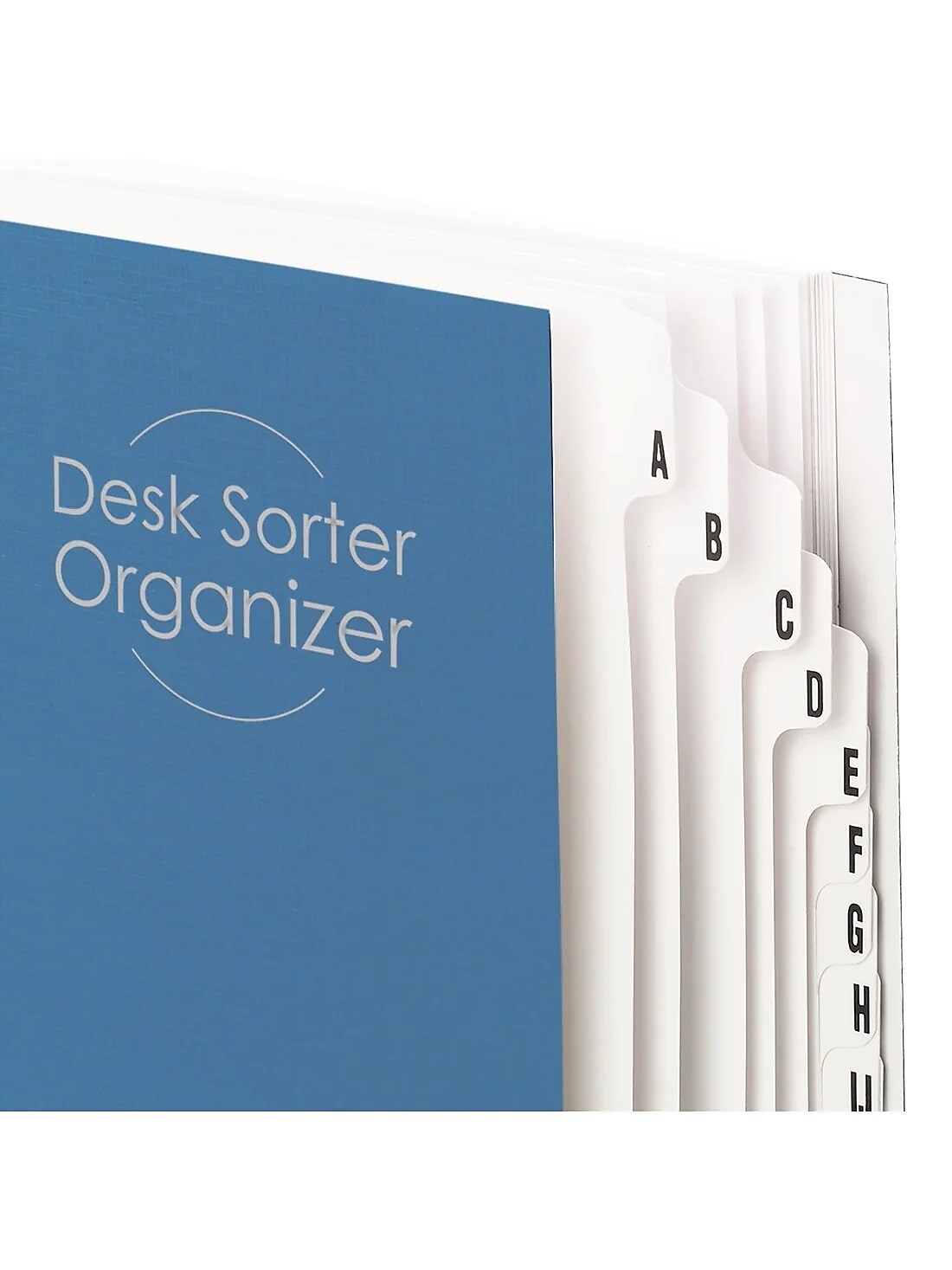Smead Desk File/Sorter, Alphabetic , 20 Dividers, Letter Size, Blue