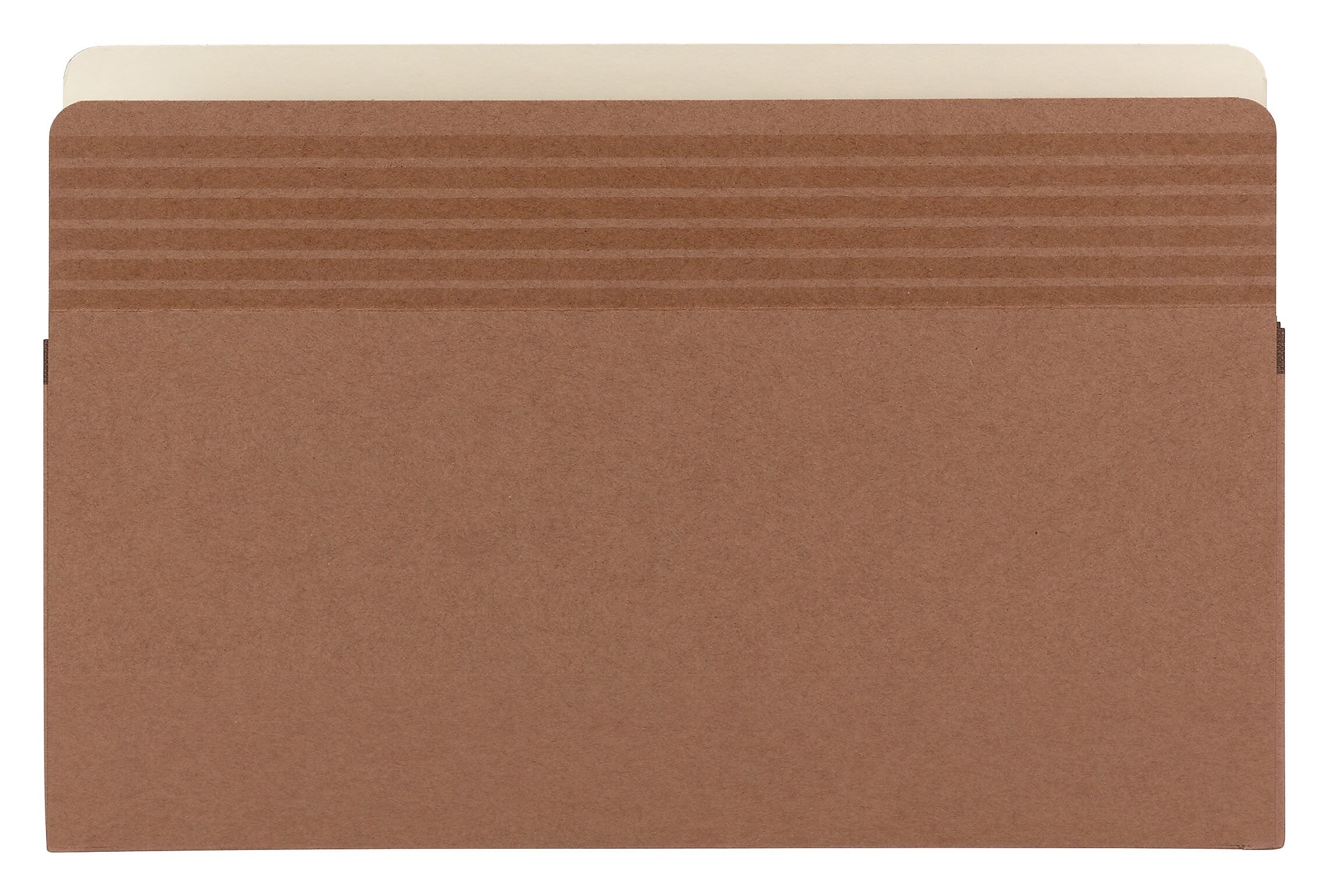 Smead Easy Grip File Pockets, Straight Cut Tab, 3.5