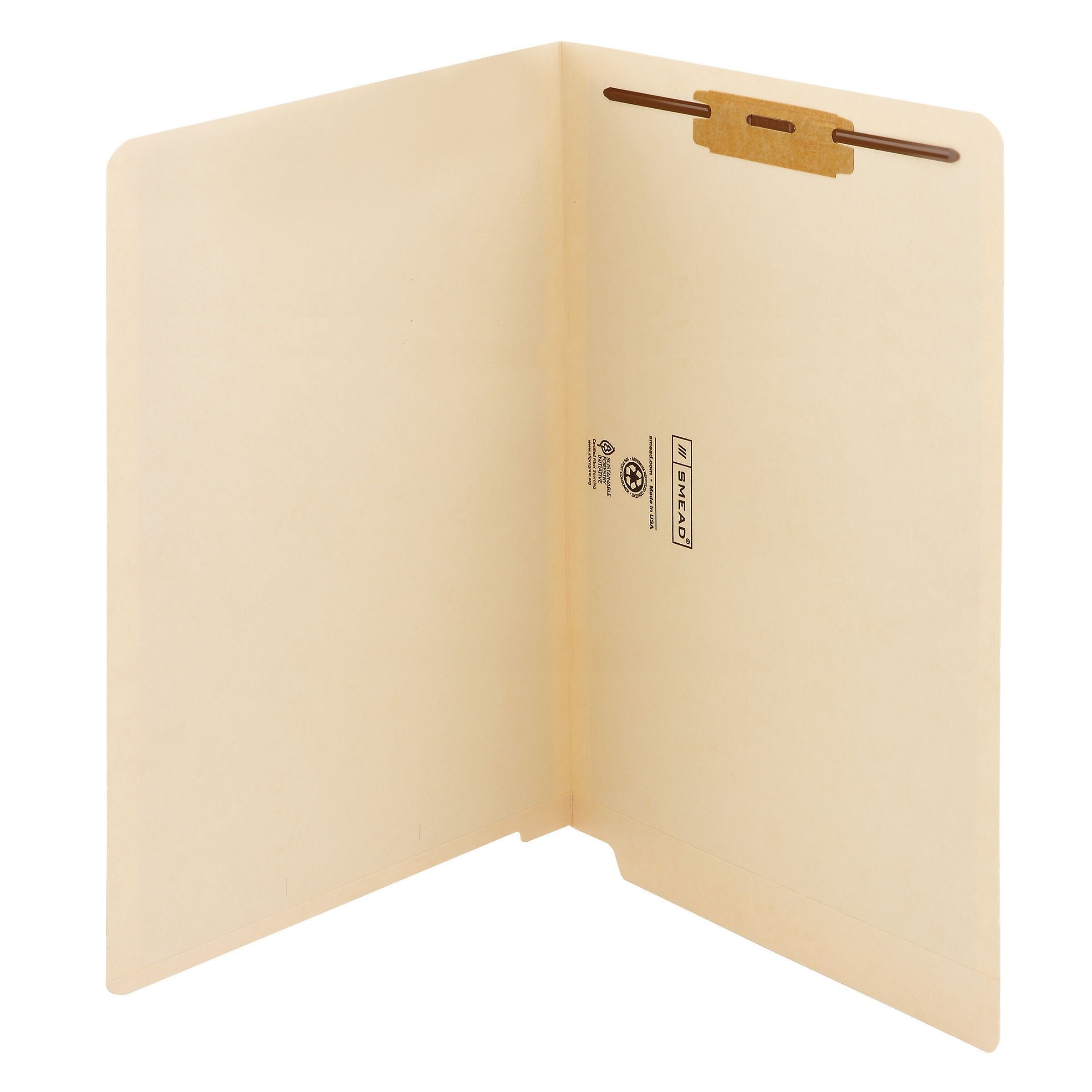Smead End Tab Classification Folders, Shelf-Master Reinforced Straight-Cut Tab, Legal Size, Manila, 50/Box