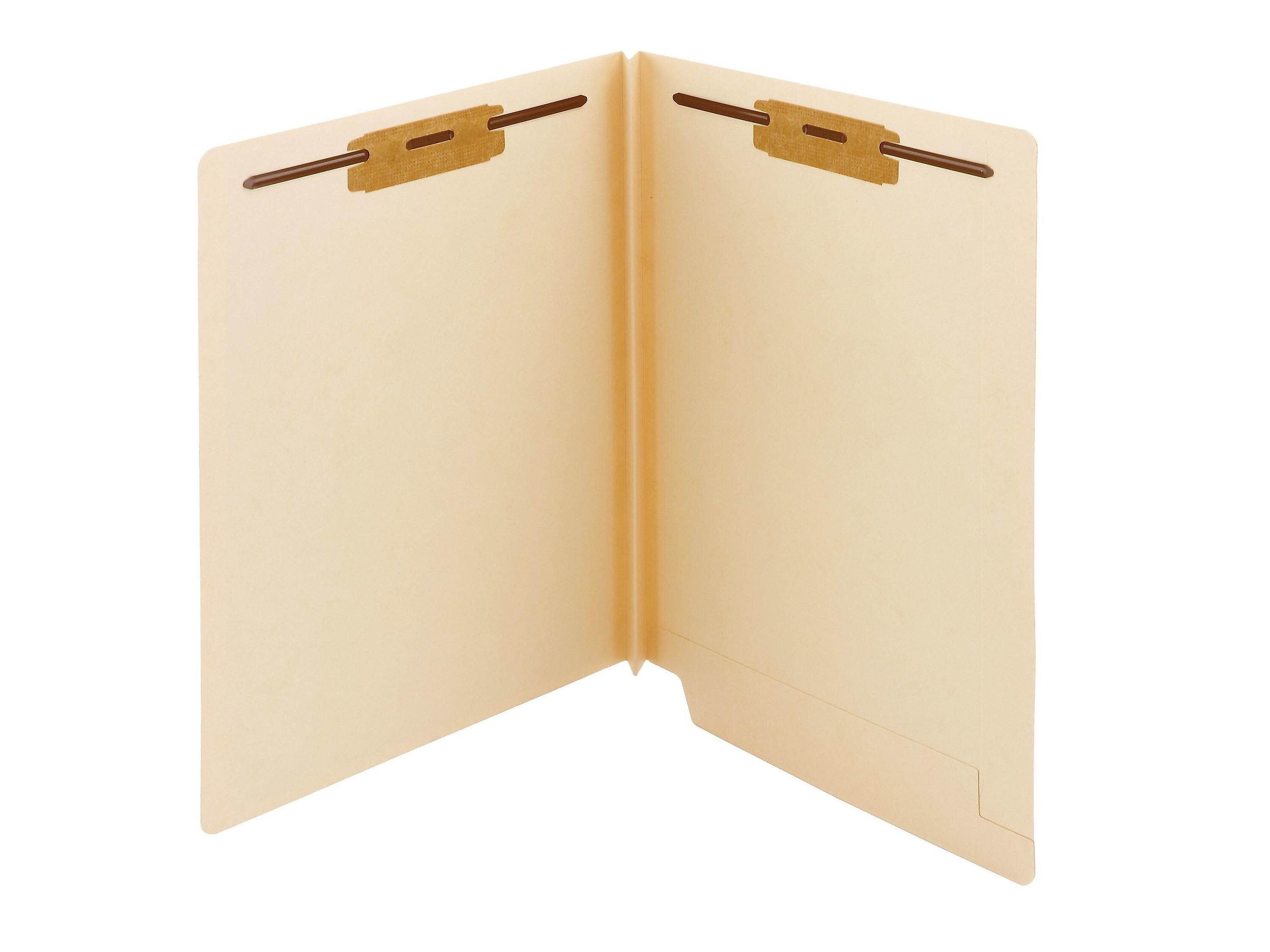 Smead End Tab Classification Folders, Shelf-Master Reinforced Straight-Cut Tab, Letter Size, Manila, 50/Box