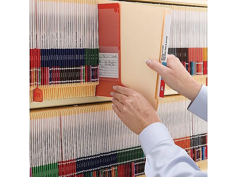 Smead End Tab Classification Folders, Shelf-Master Reinforced Straight-Cut Tab, Letter Size, Manila, 50/Box