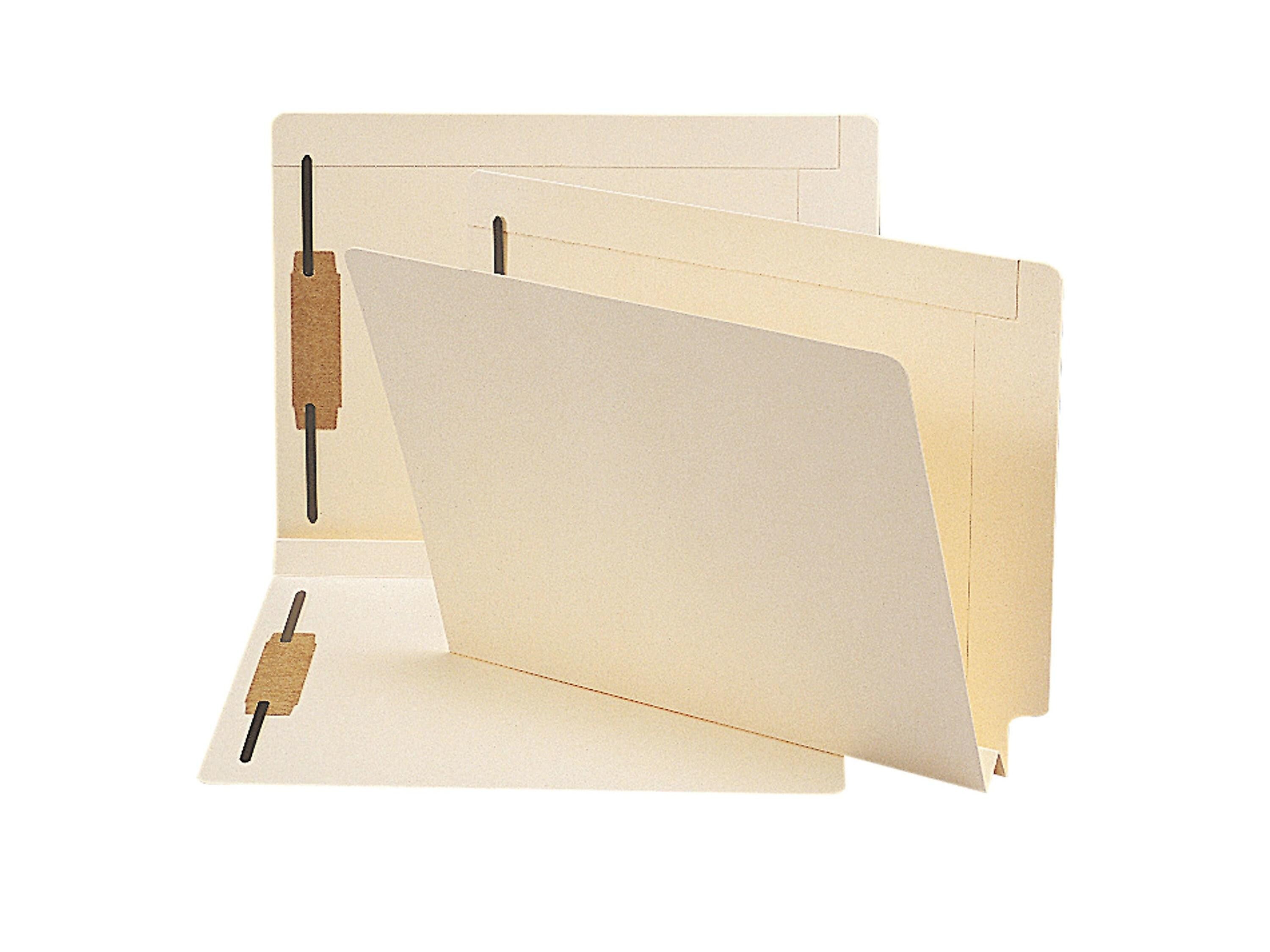 Smead End Tab Classification Folders, Shelf-Master Reinforced Straight-Cut Tab, Letter Size, Manila, 50/Box