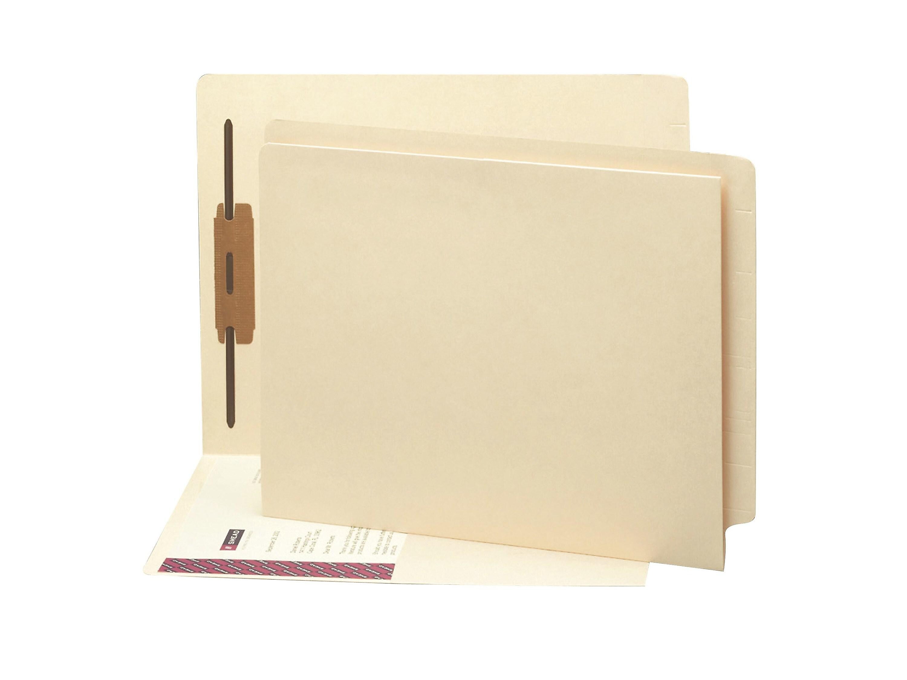 Smead End Tab Classification Folders, Straight-Cut Tab, Letter Size, Manila, 50/Box