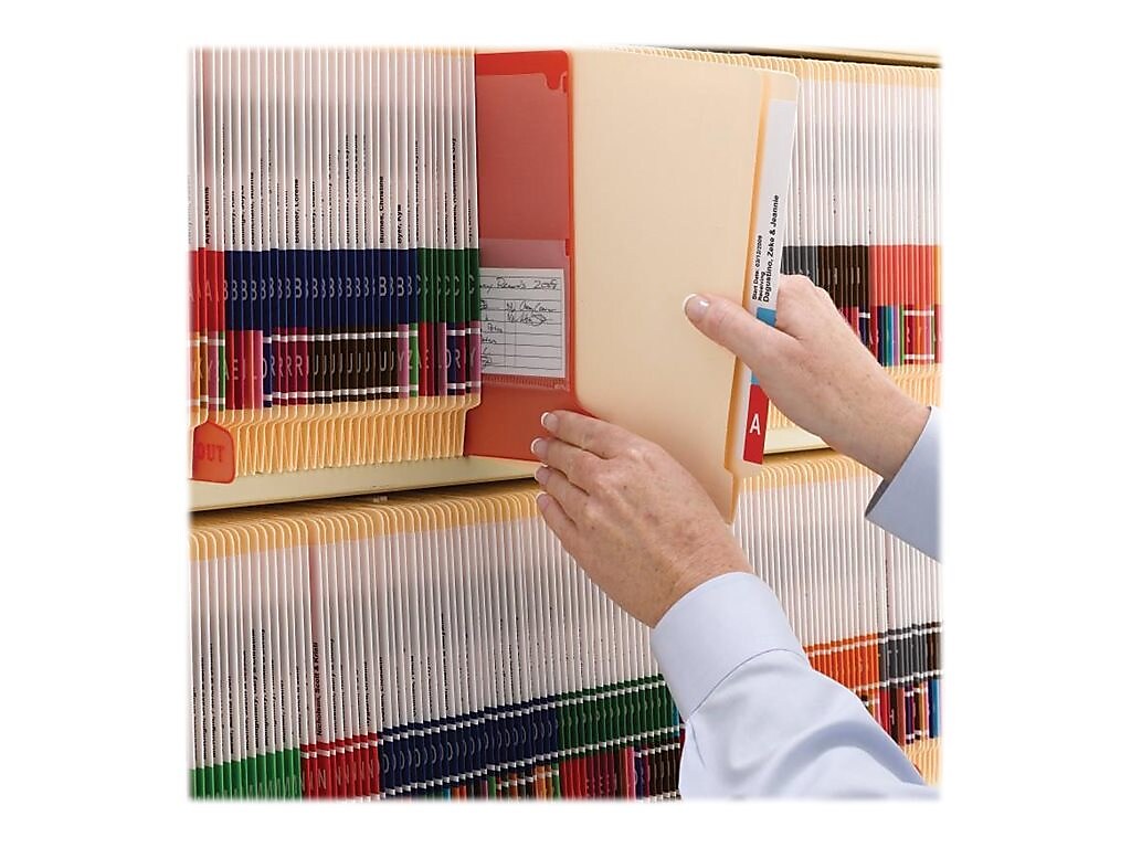 Smead End Tab Fastener Folders, Shelf-Master Reinforced Straight-Cut Tab, Letter Size, Manila, 50/Box