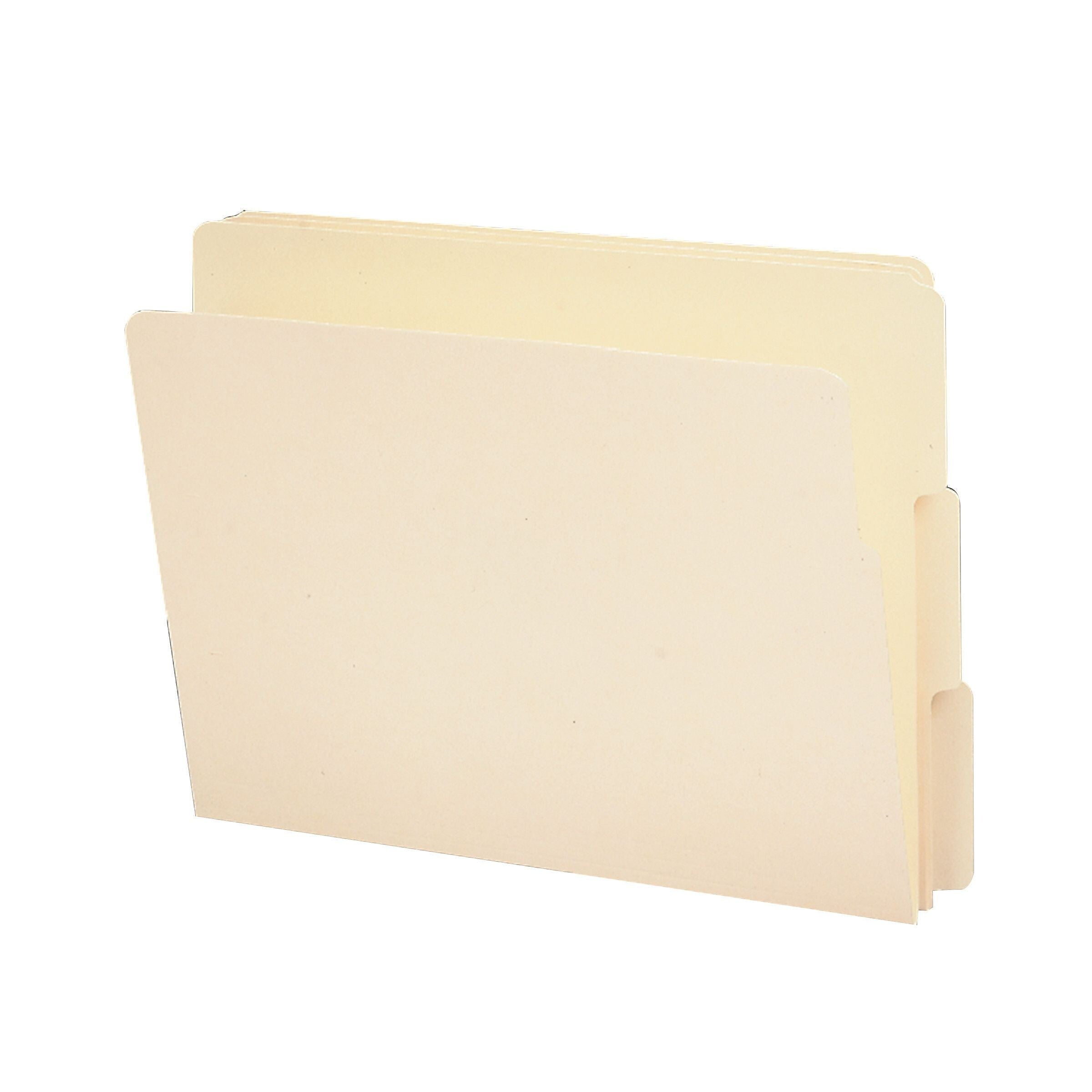Smead End Tab File Folder, Shelf-Master Reinforced 1/3-Cut Tab, Letter Size, Manila, 100/Box