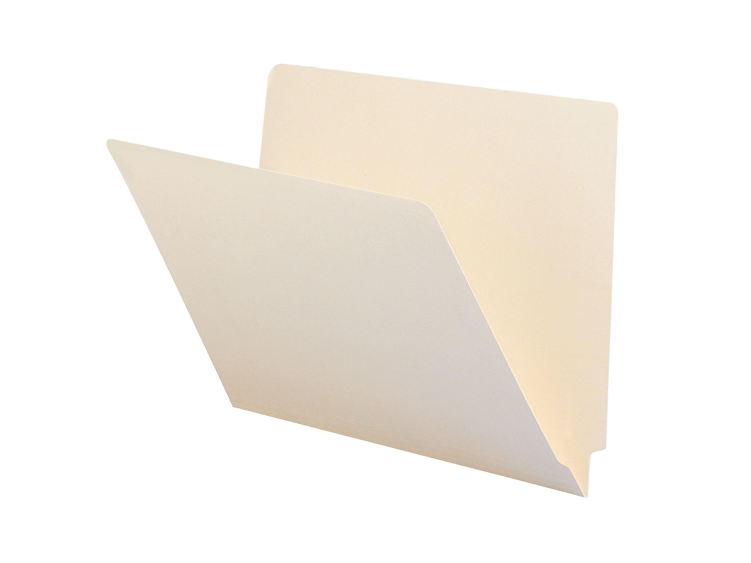 Smead End Tab File Folder, Straight-Cut Tab, Letter Size, Manila, 100/Box
