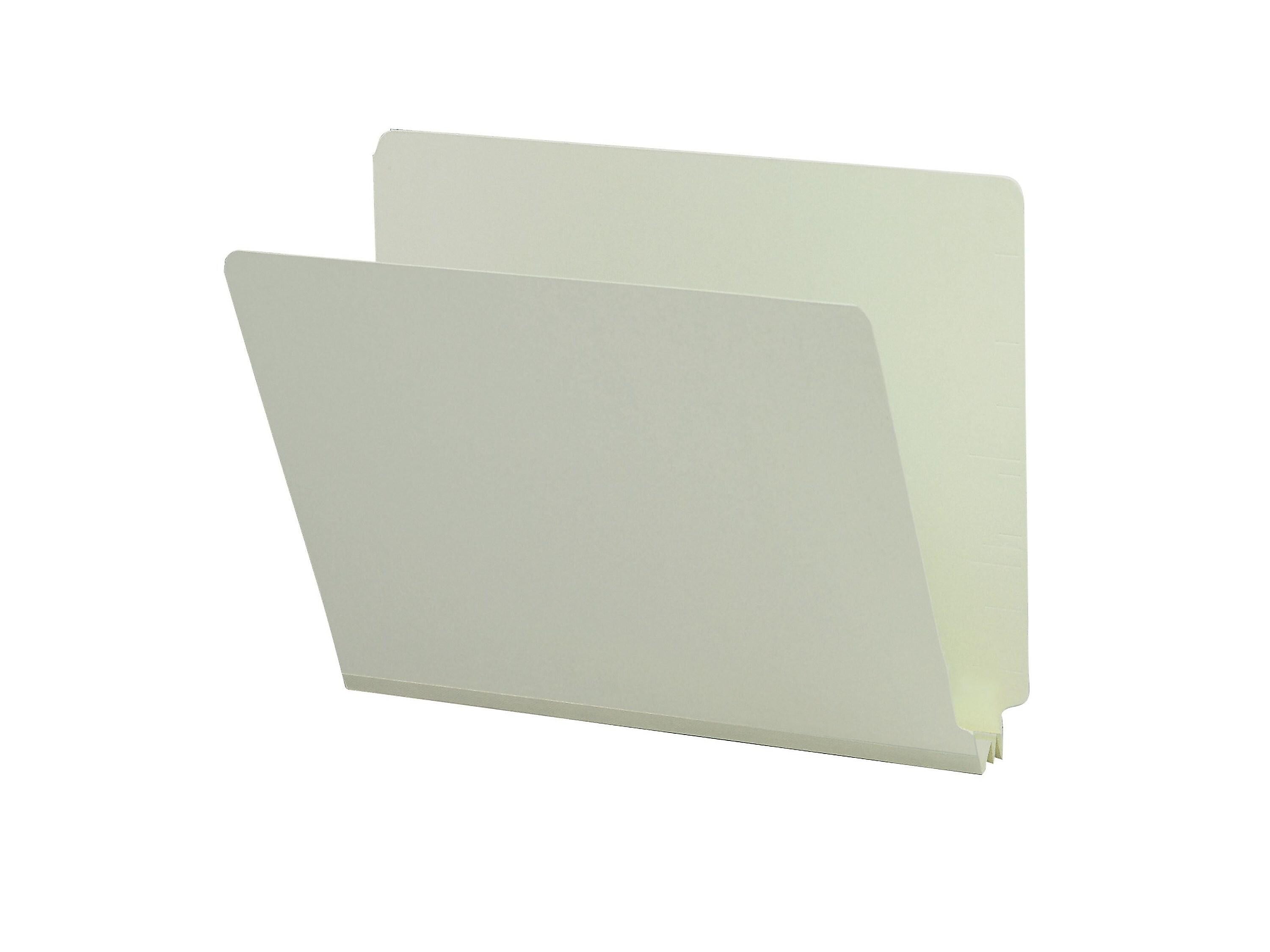 Smead End Tab Pressboard File Folder, Straight-Cut Tab, 2
