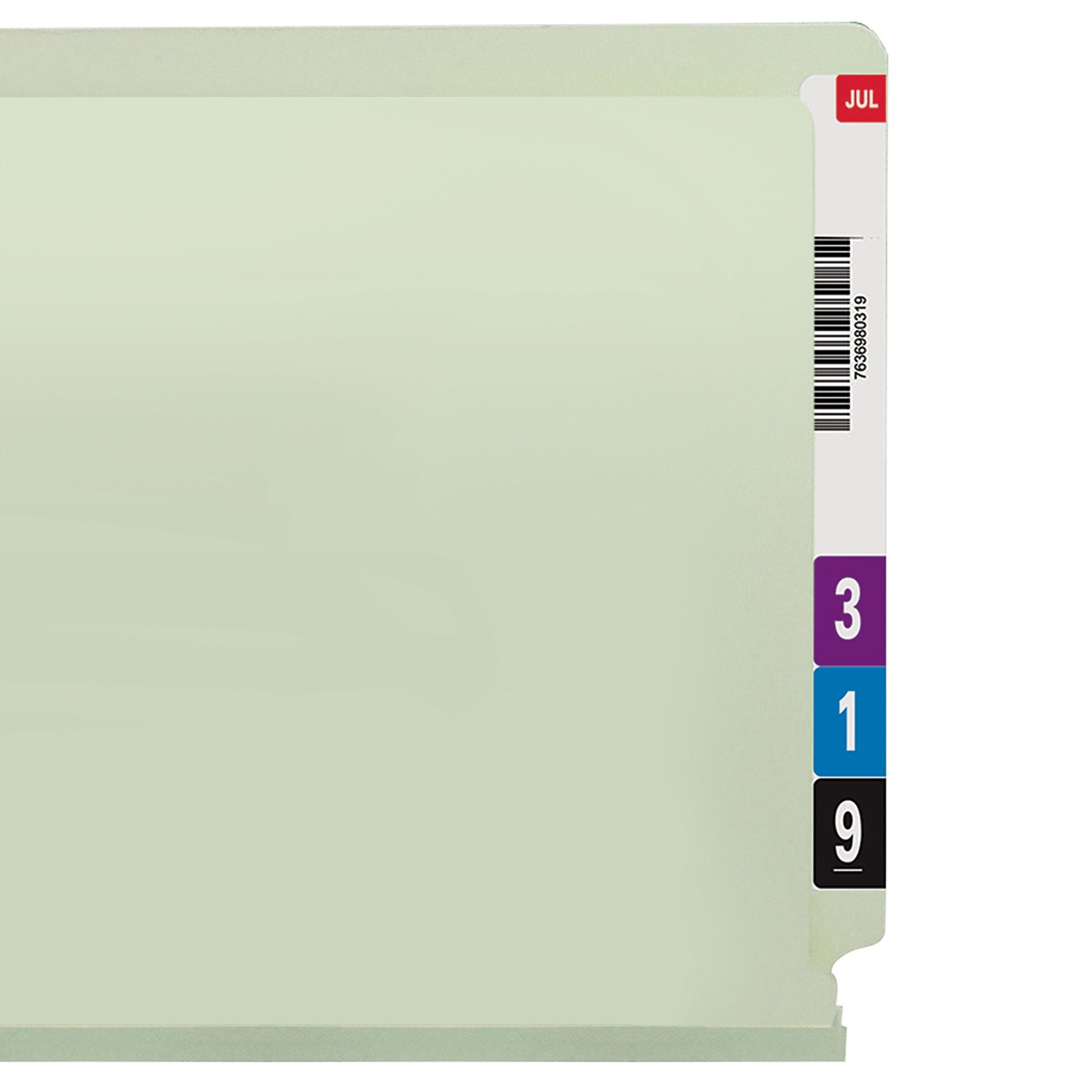 Smead End Tab Pressboard File Folder, Straight-Cut Tab, 2