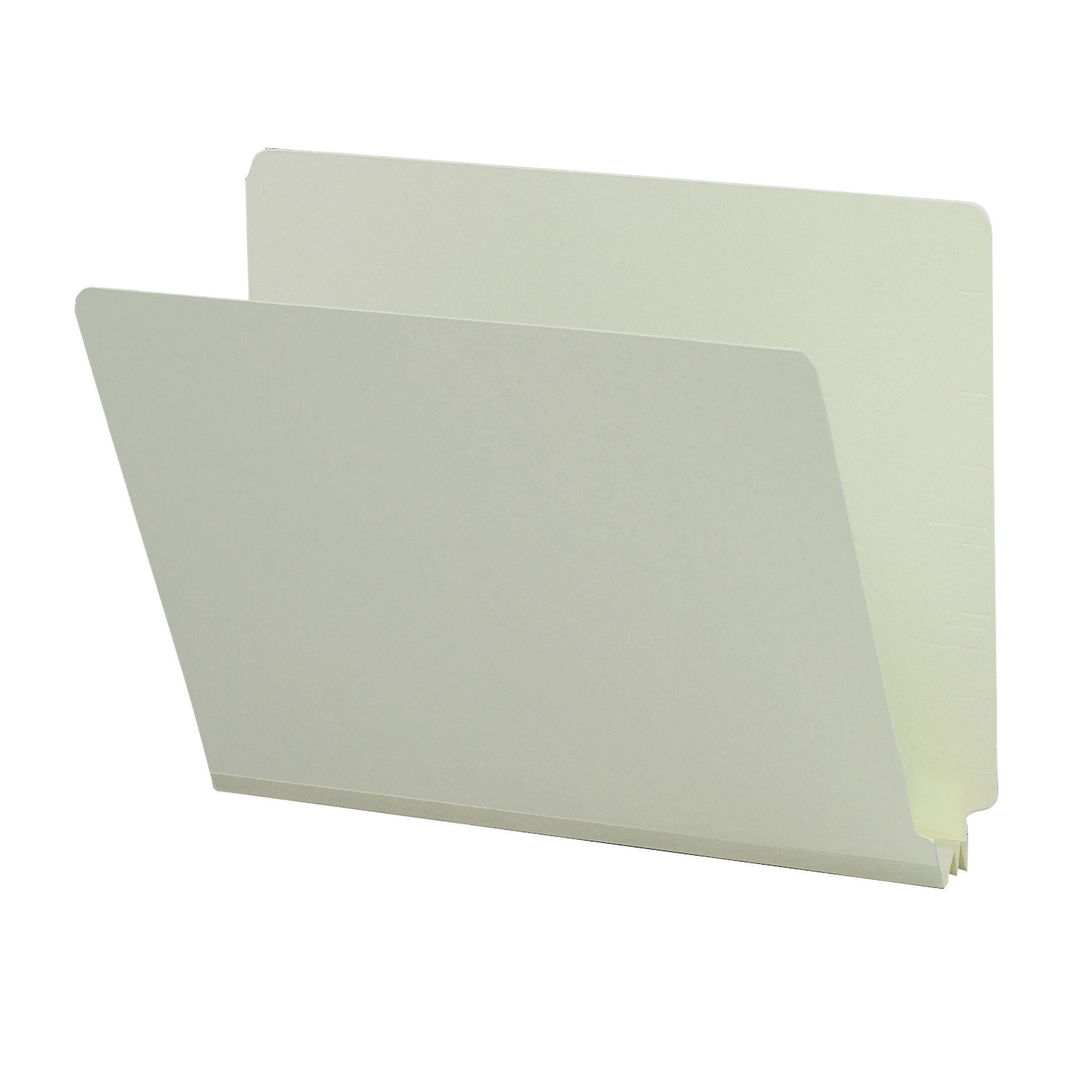 Smead End Tab Pressboard File Folder, Straight-Cut Tab, 2