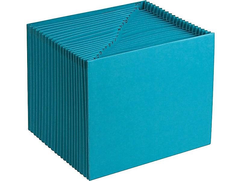Smead Expanding File, A-Z Index, Letter Size, 21-Pocket, Teal