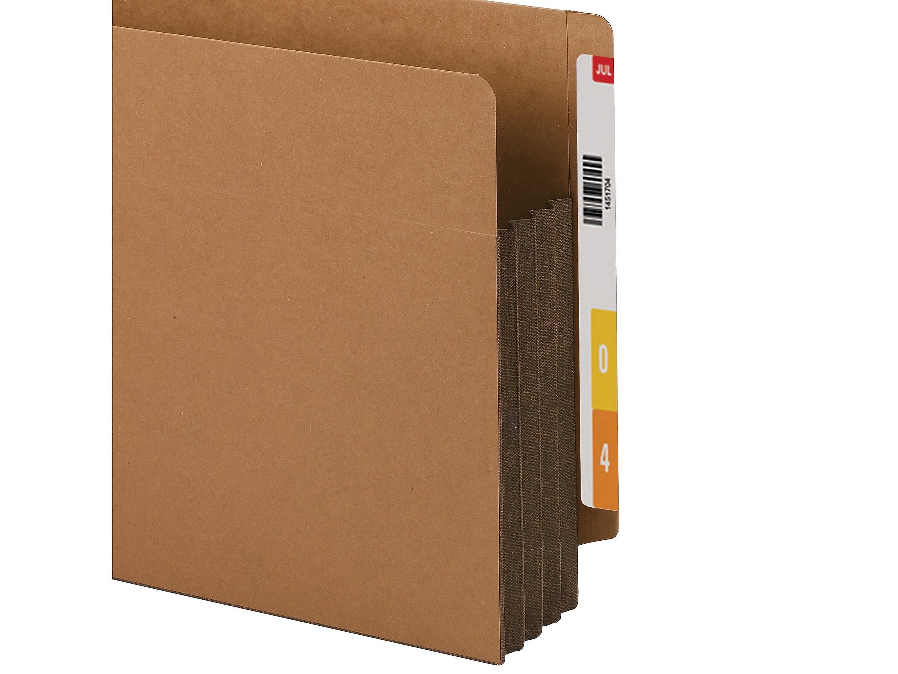 Smead Extra Wide Paper Stock File Pocket, 3.5