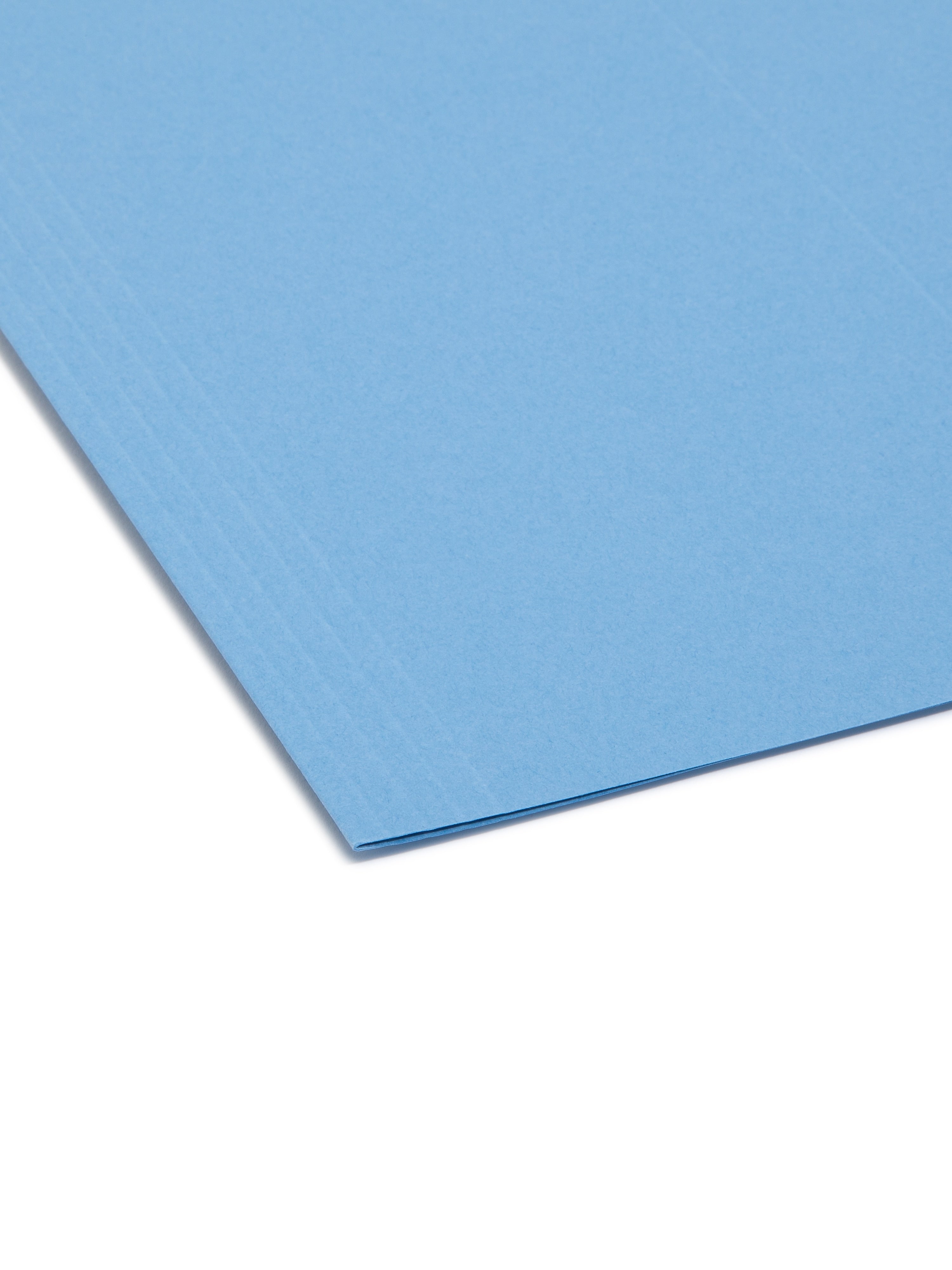 Smead FasTab Hanging File Folders, 1/3-Cut Tab, Letter Size, Blue, 20/Box