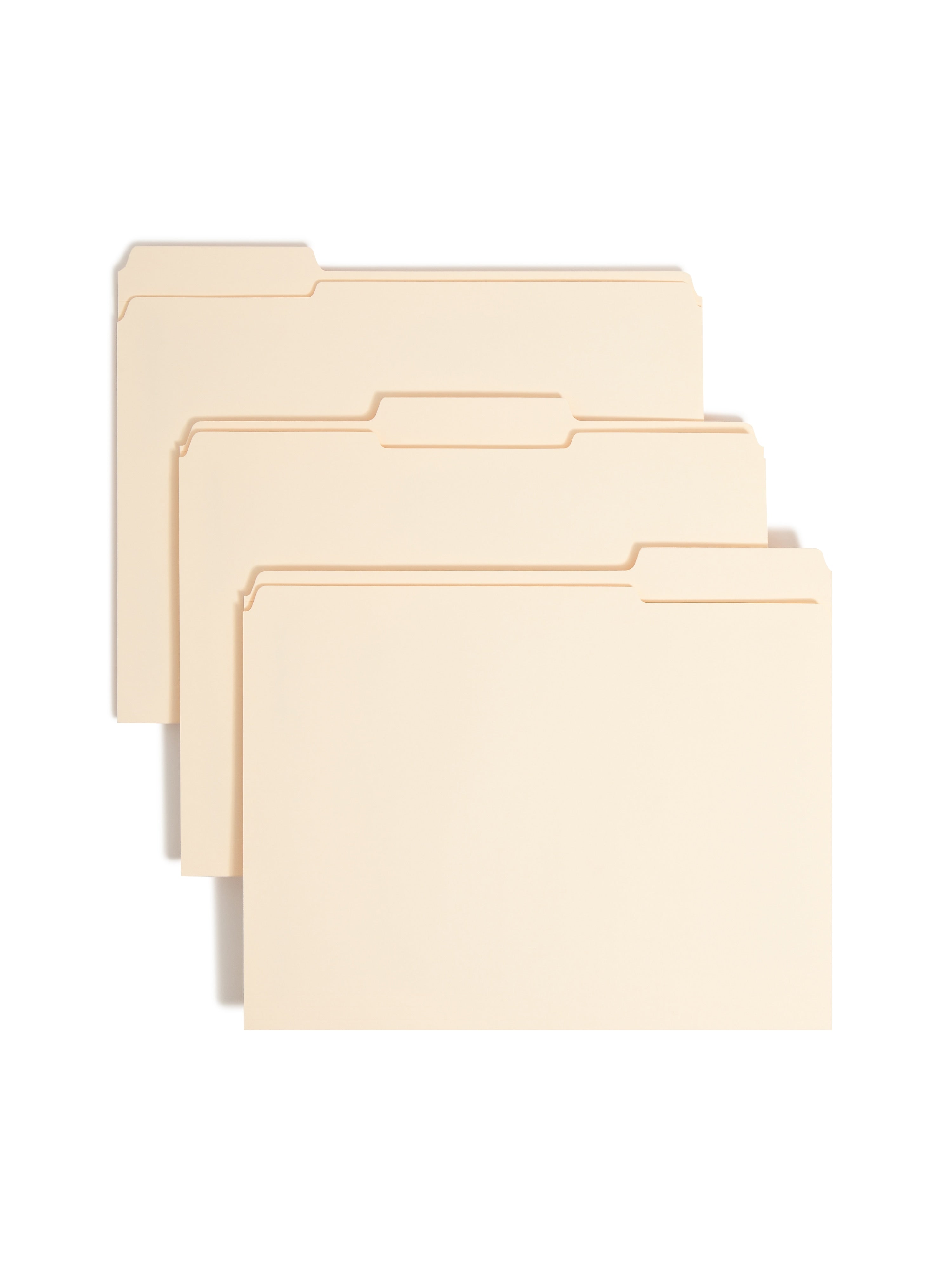 Smead Fastener File Folders, 1 Fastener, Reinforced 1/3-Cut Tab, Letter Size, Manila, 50/Box