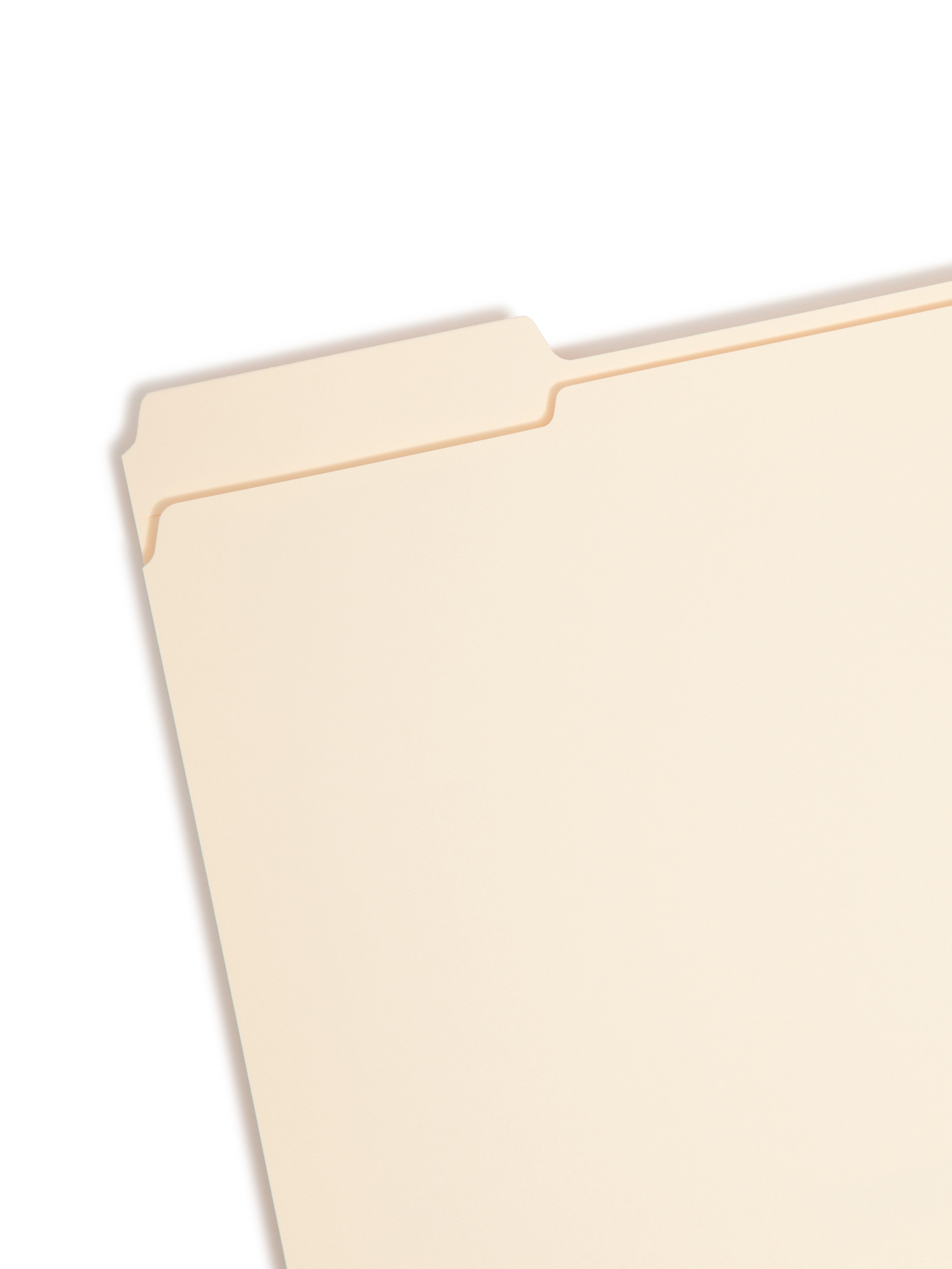 Smead Fastener File Folders, 1 Fastener, Reinforced 1/3-Cut Tab, Letter Size, Manila, 50/Box