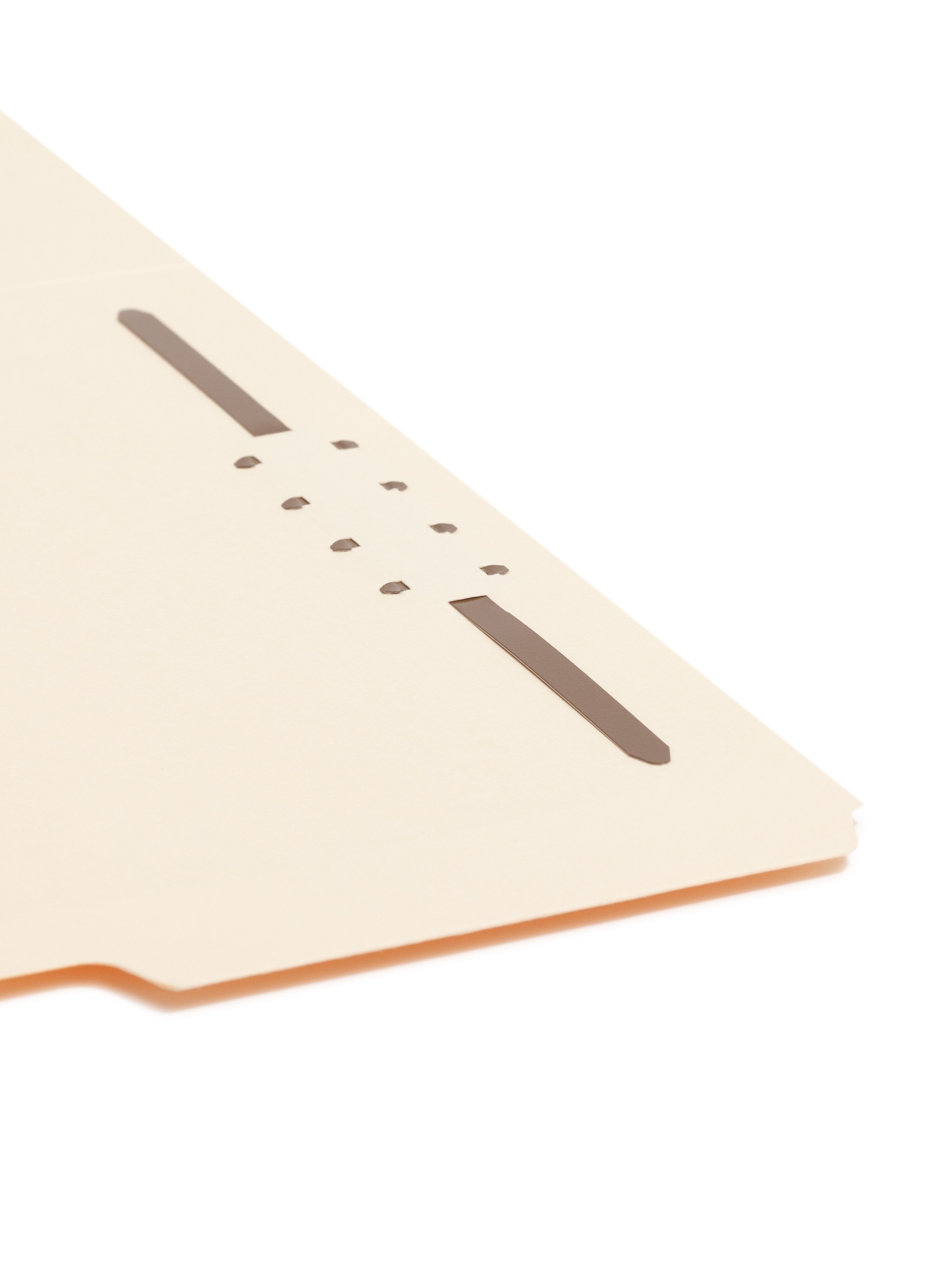 Smead Fastener File Folders, 1 Fastener, Reinforced 1/3-Cut Tab, Letter Size, Manila, 50/Box