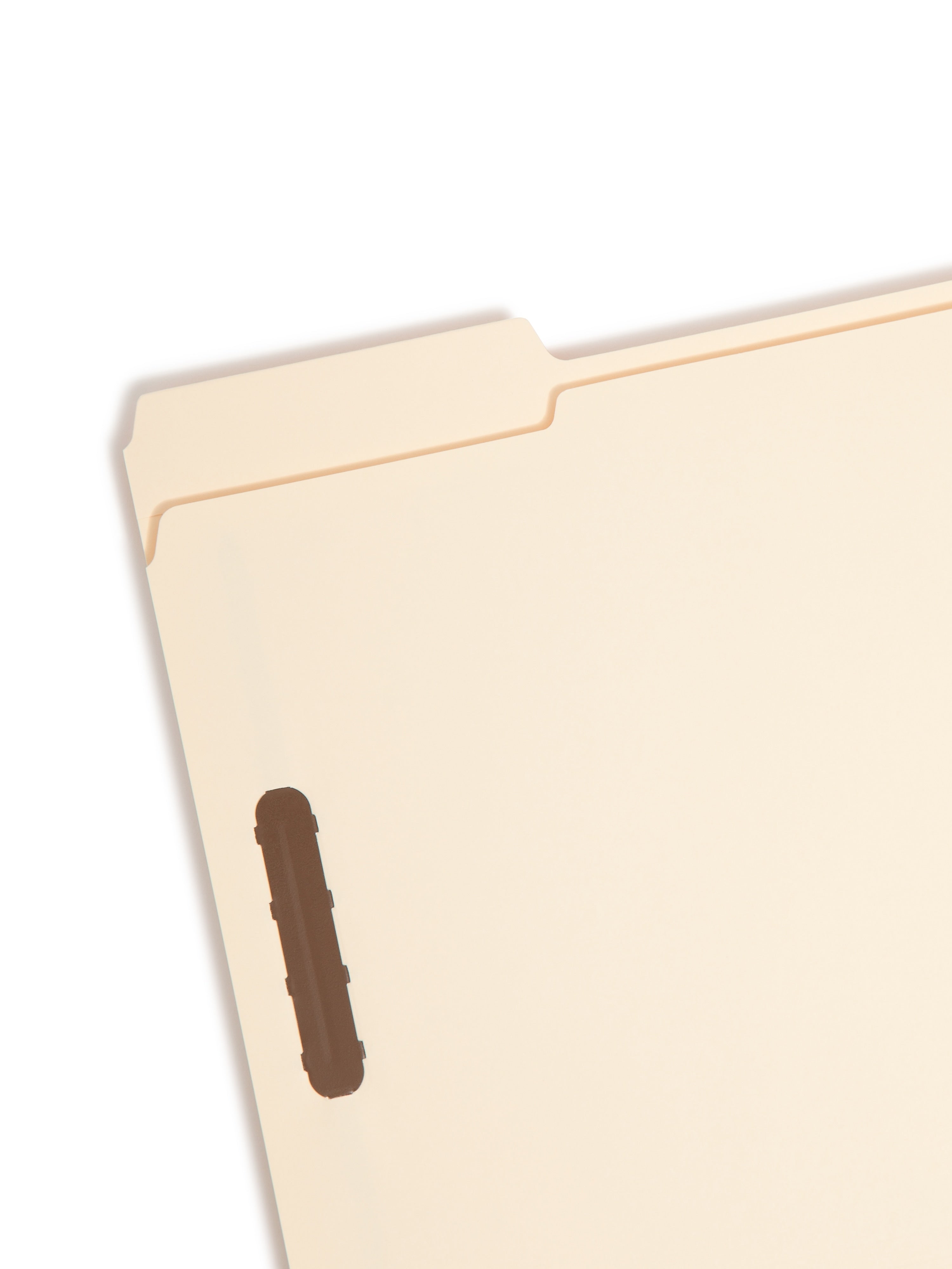 Smead Fastener File Folders, 2 Fasteners, Reinforced 1/3-Cut Tab, Letter Size, Manila, 50/Box
