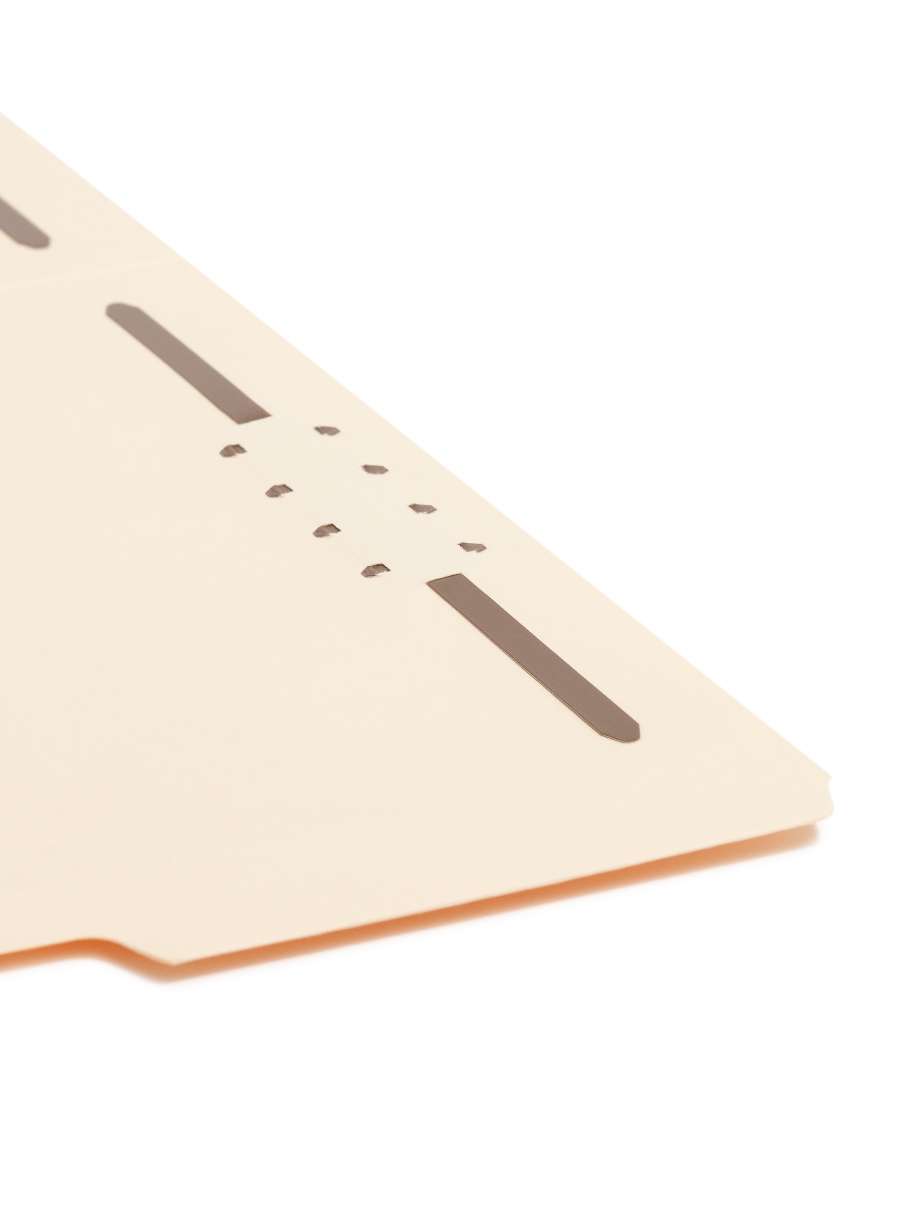Smead Fastener File Folders, 2 Fasteners, Reinforced 1/3-Cut Tab, Letter Size, Manila, 50/Box