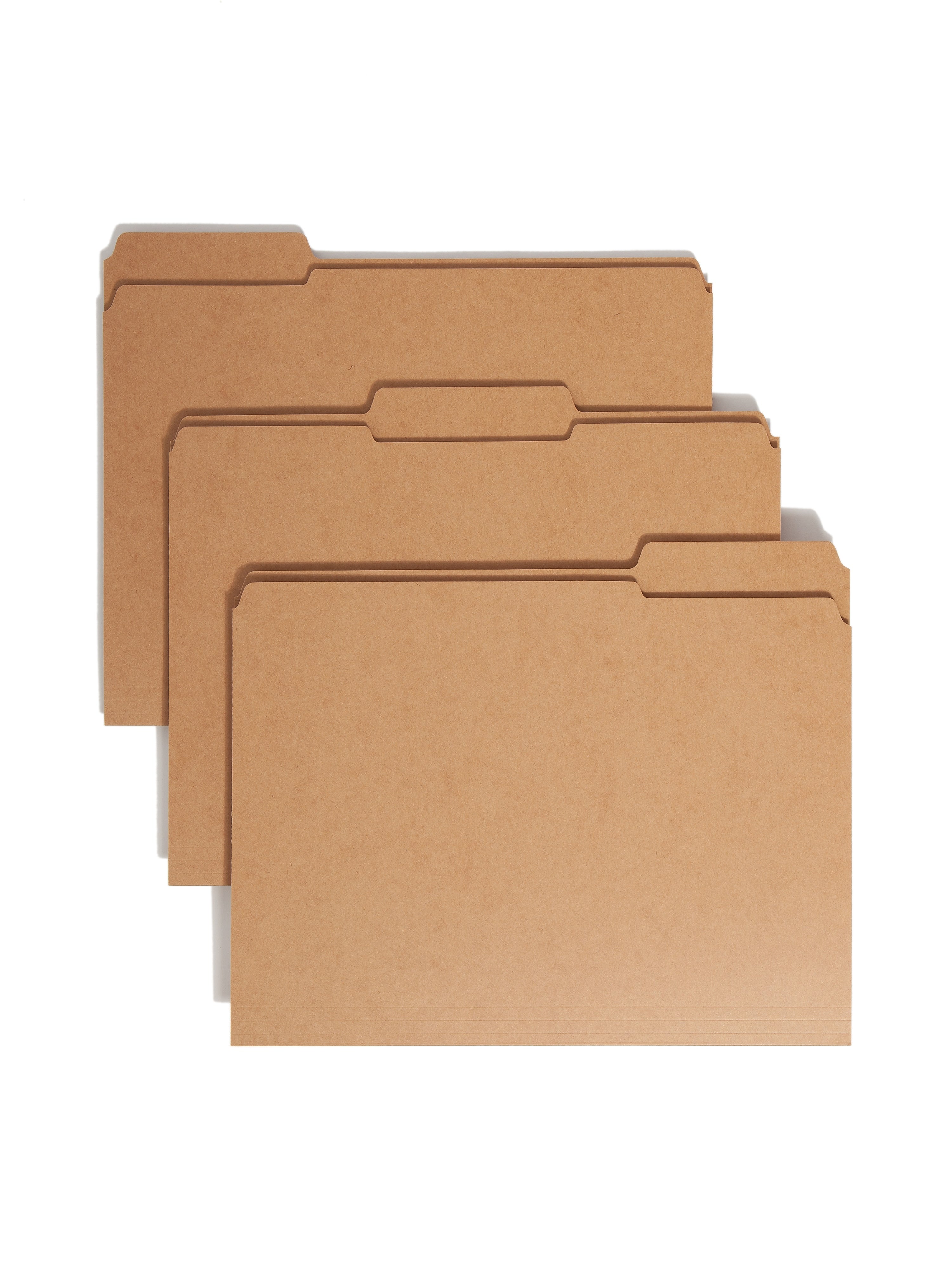 Smead File Folder, 1/3-Cut Tab, Letter Size, Kraft, 100/Box