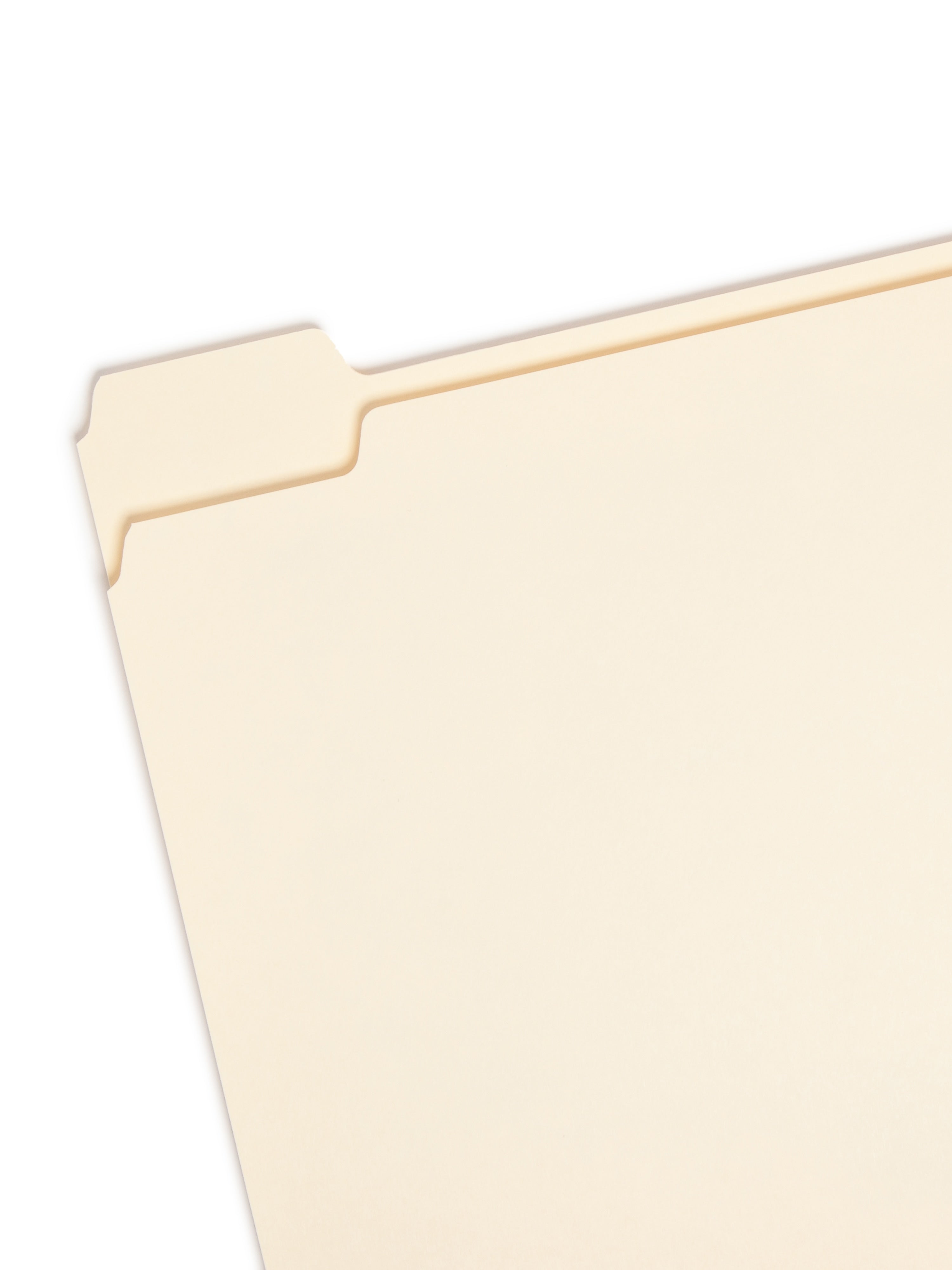 Smead File Folder, 1/5-Cut Tab, Letter Size, Manila, 100/Box