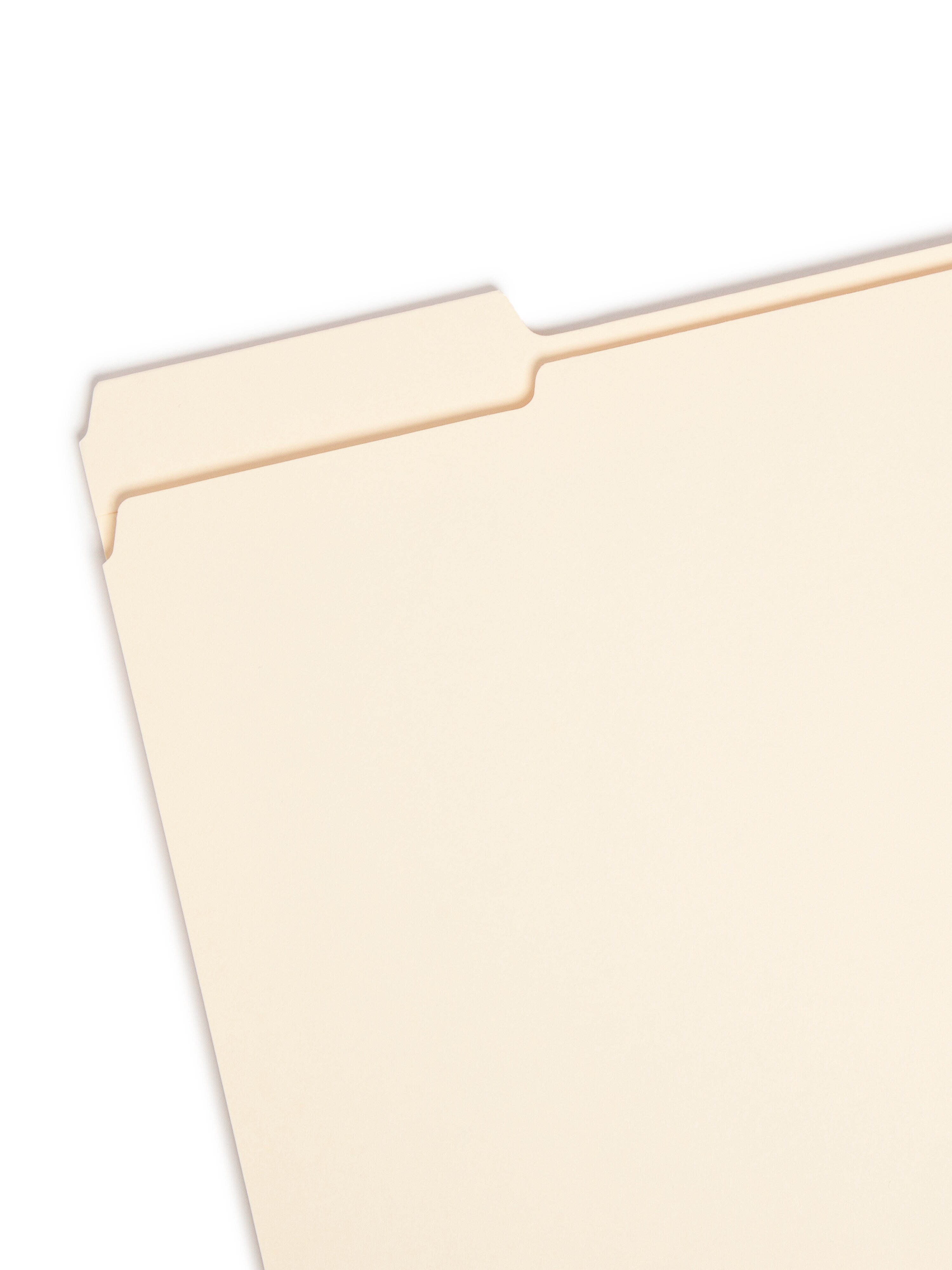 Smead File Folder, Reinforced 1/3-Cut Tab, 1-1/2