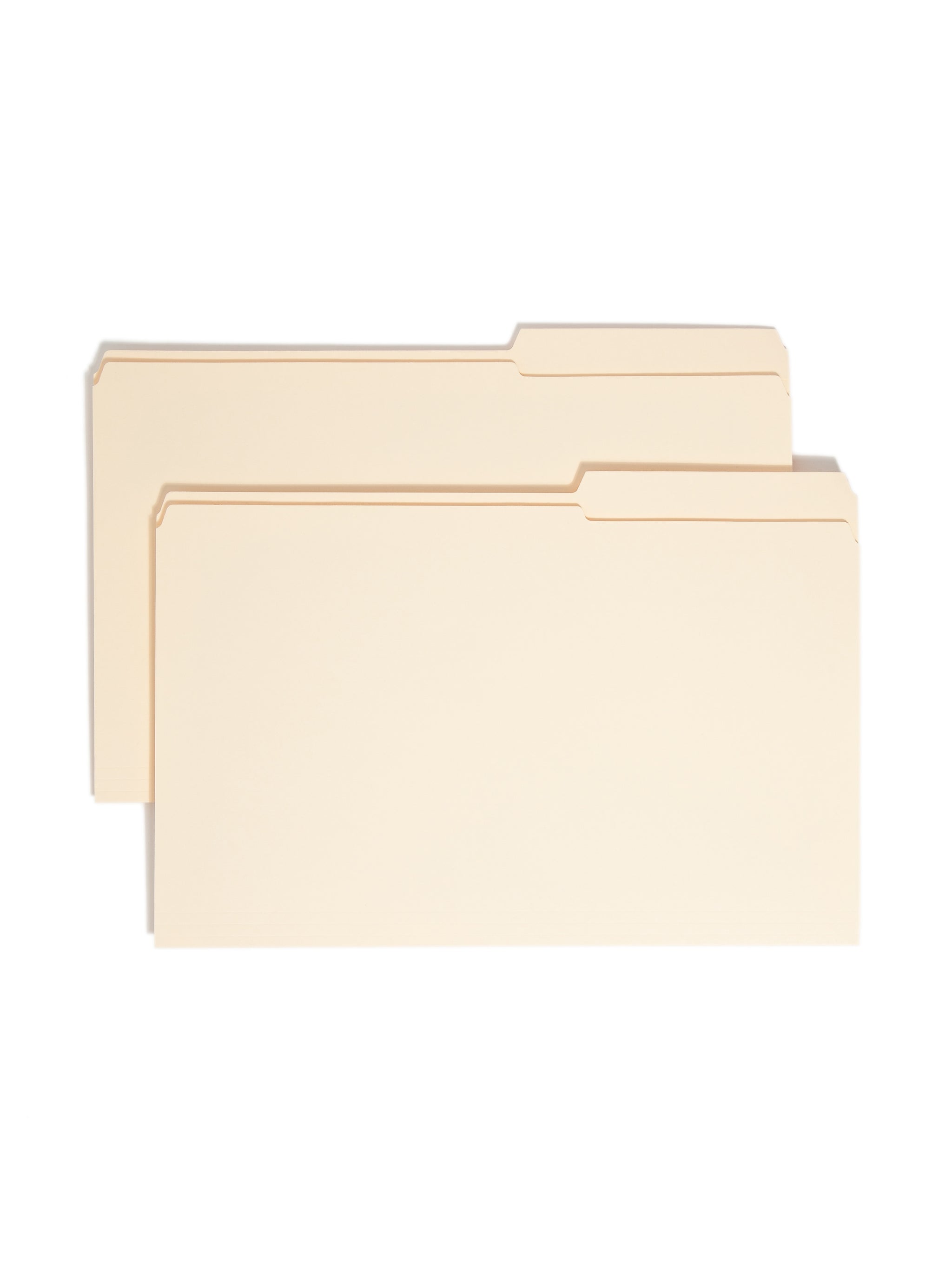 Smead File Folder, Reinforced 2/5-Cut Tab Right Position, Legal Size, Manila, 100/Box