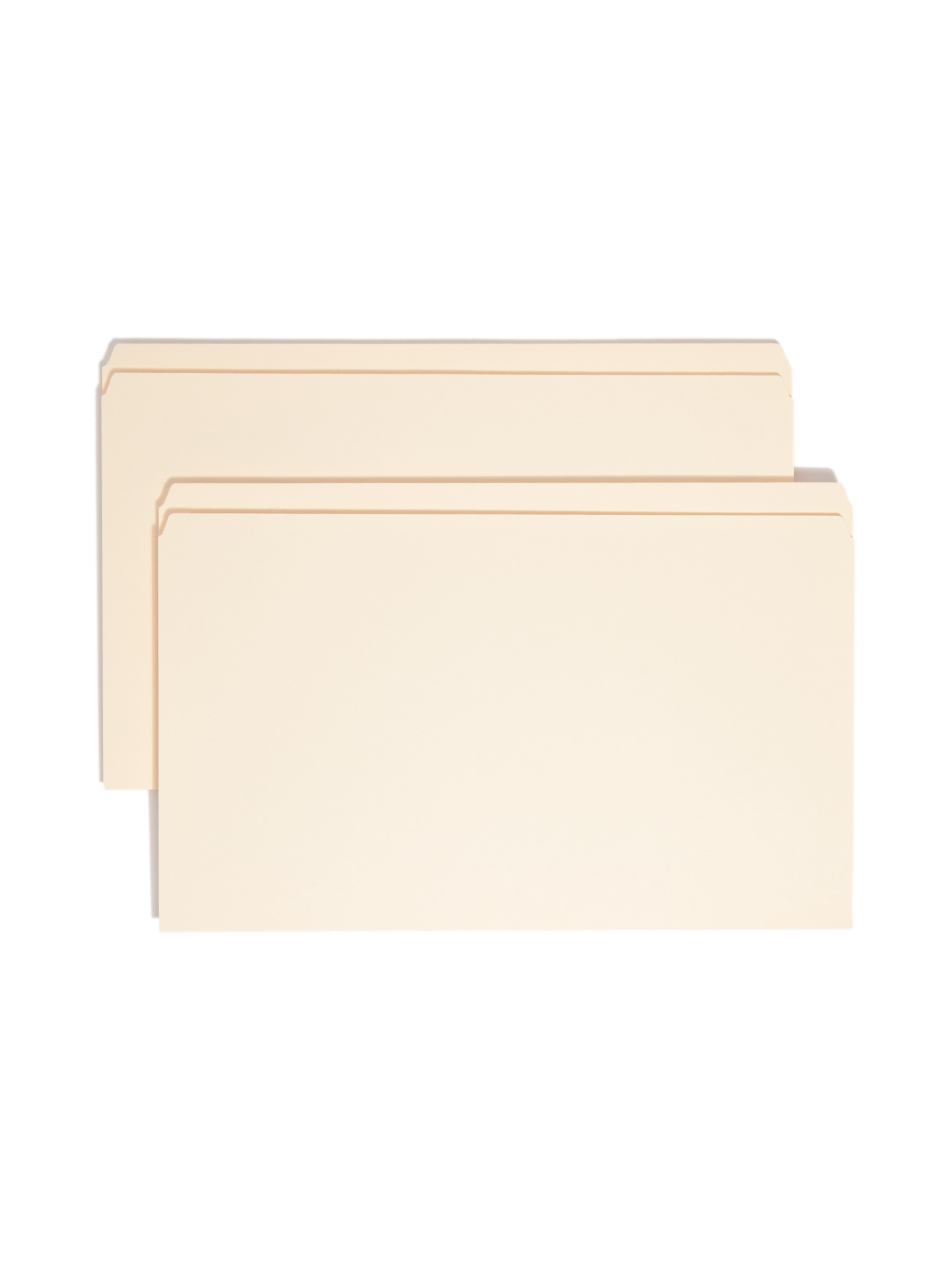 Smead File Folder, Reinforced Straight -Cut Tab, Legal Size, Manila, 100 Per Box