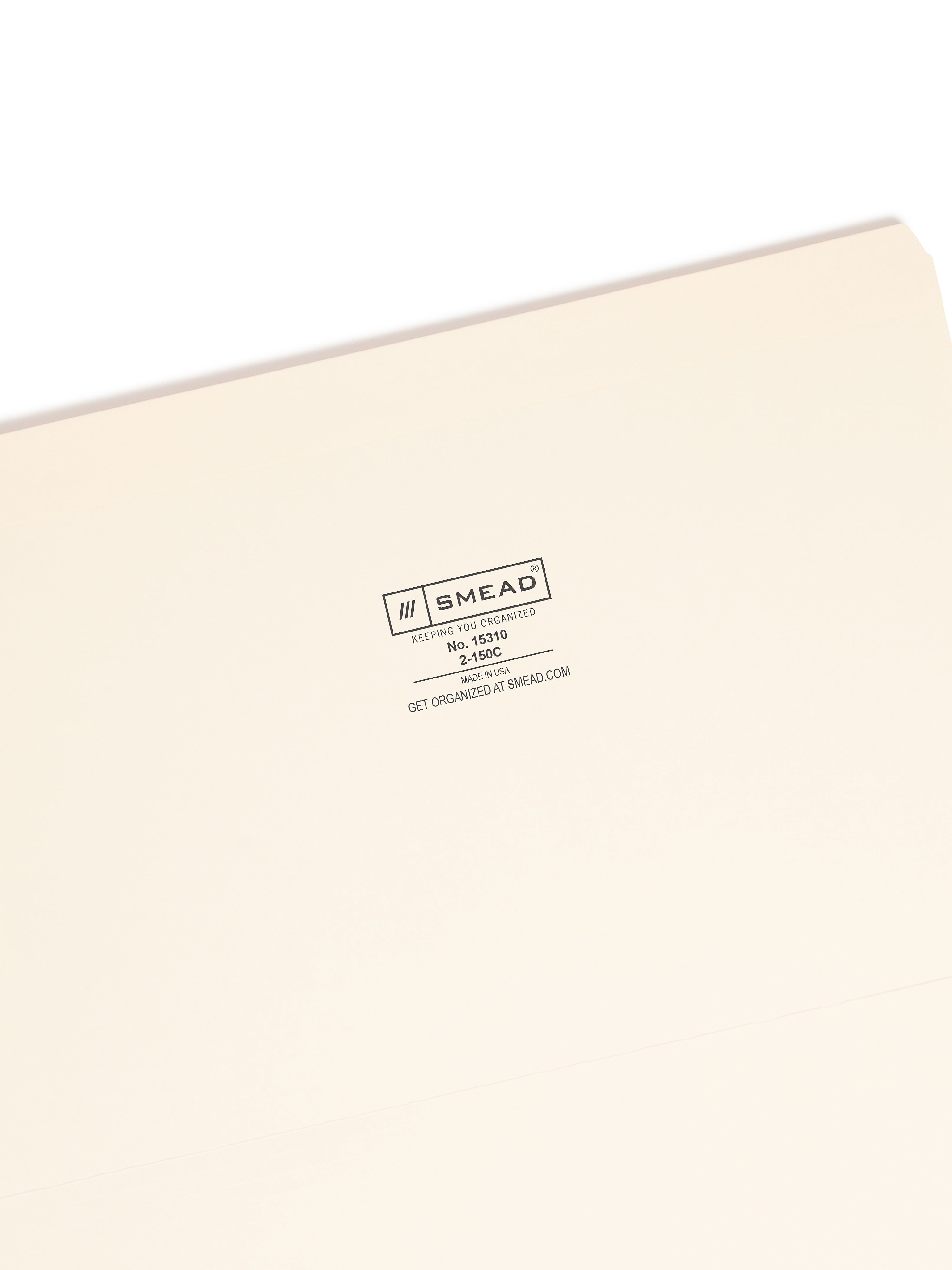 Smead File Folder, Reinforced Straight -Cut Tab, Legal Size, Manila, 100 Per Box
