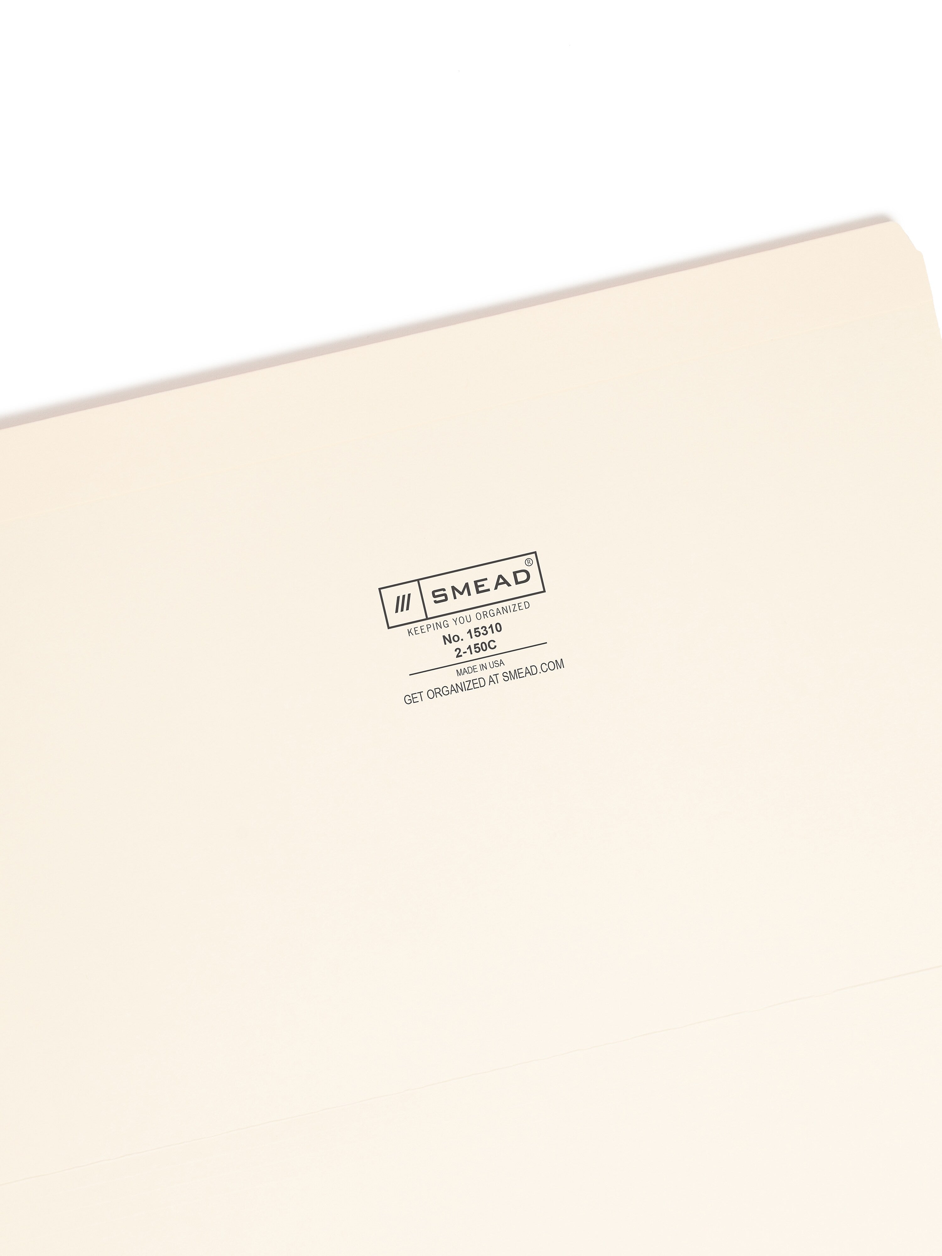Smead File Folder, Reinforced Straight -Cut Tab, Legal Size, Manila, 100 Per Box