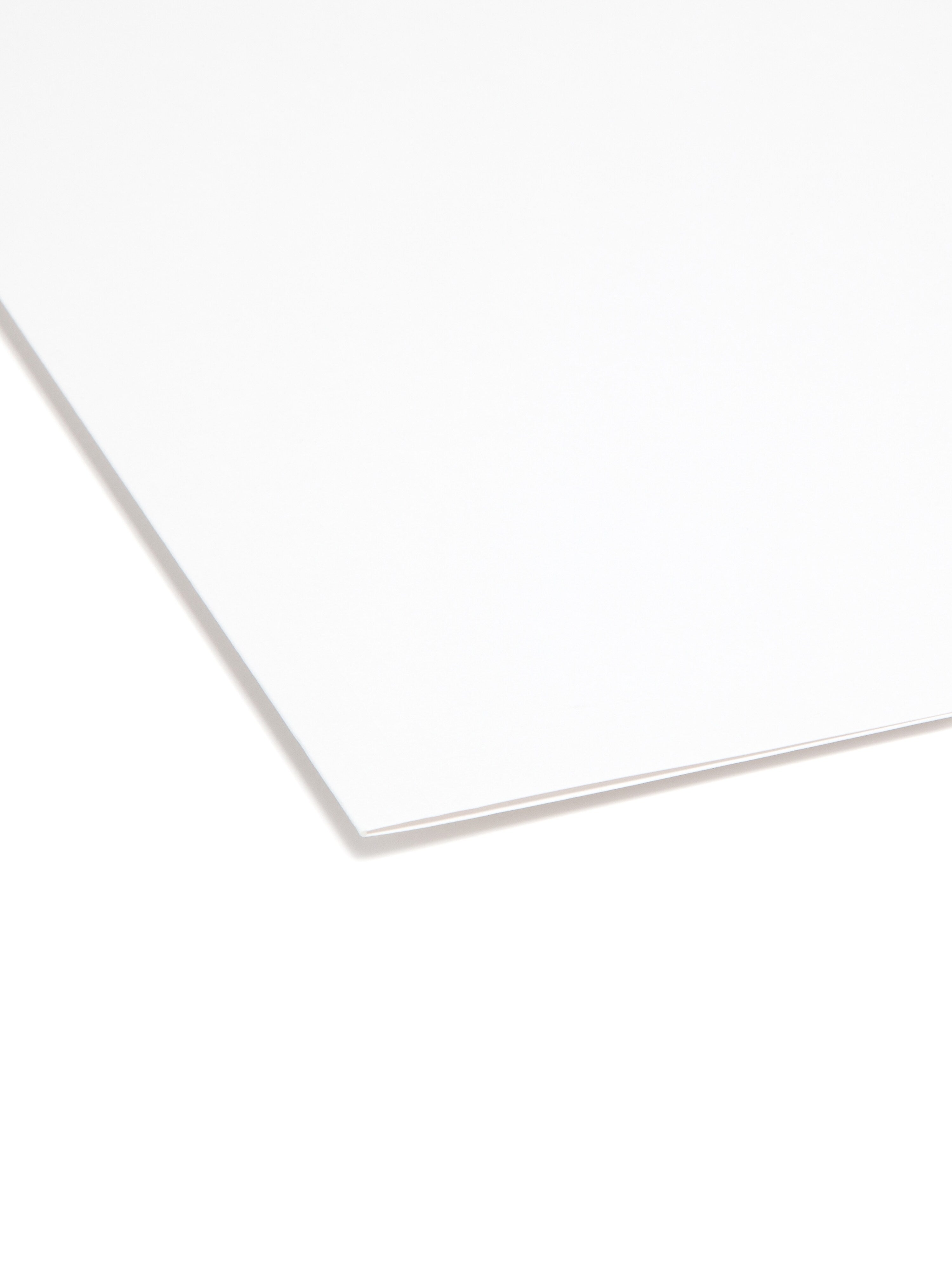 Smead File Folders, 1-Tab, Letter Size, White, 100/Box