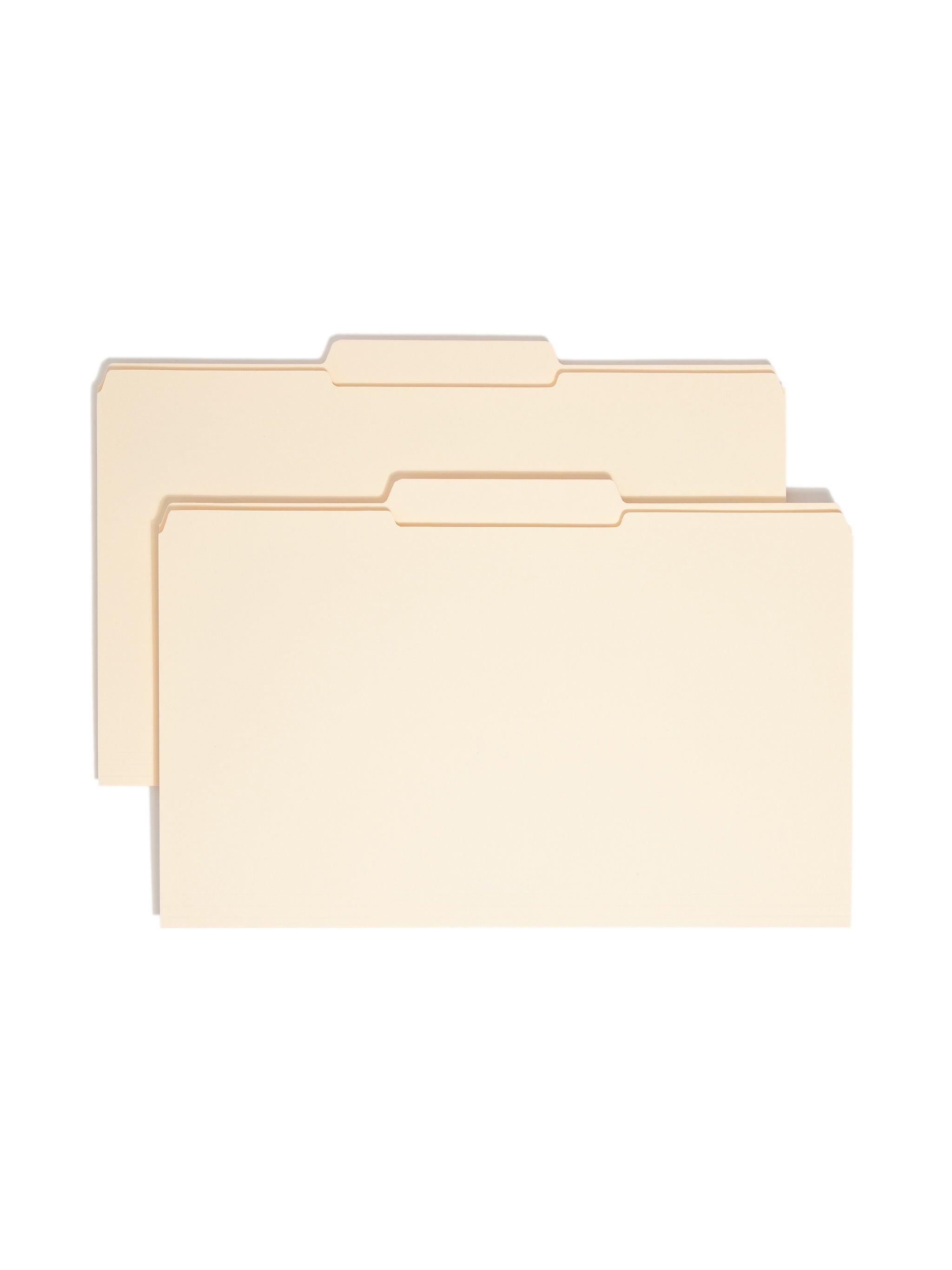Smead File Folders, 3-Tab, Legal Size, Manila, 100/Box