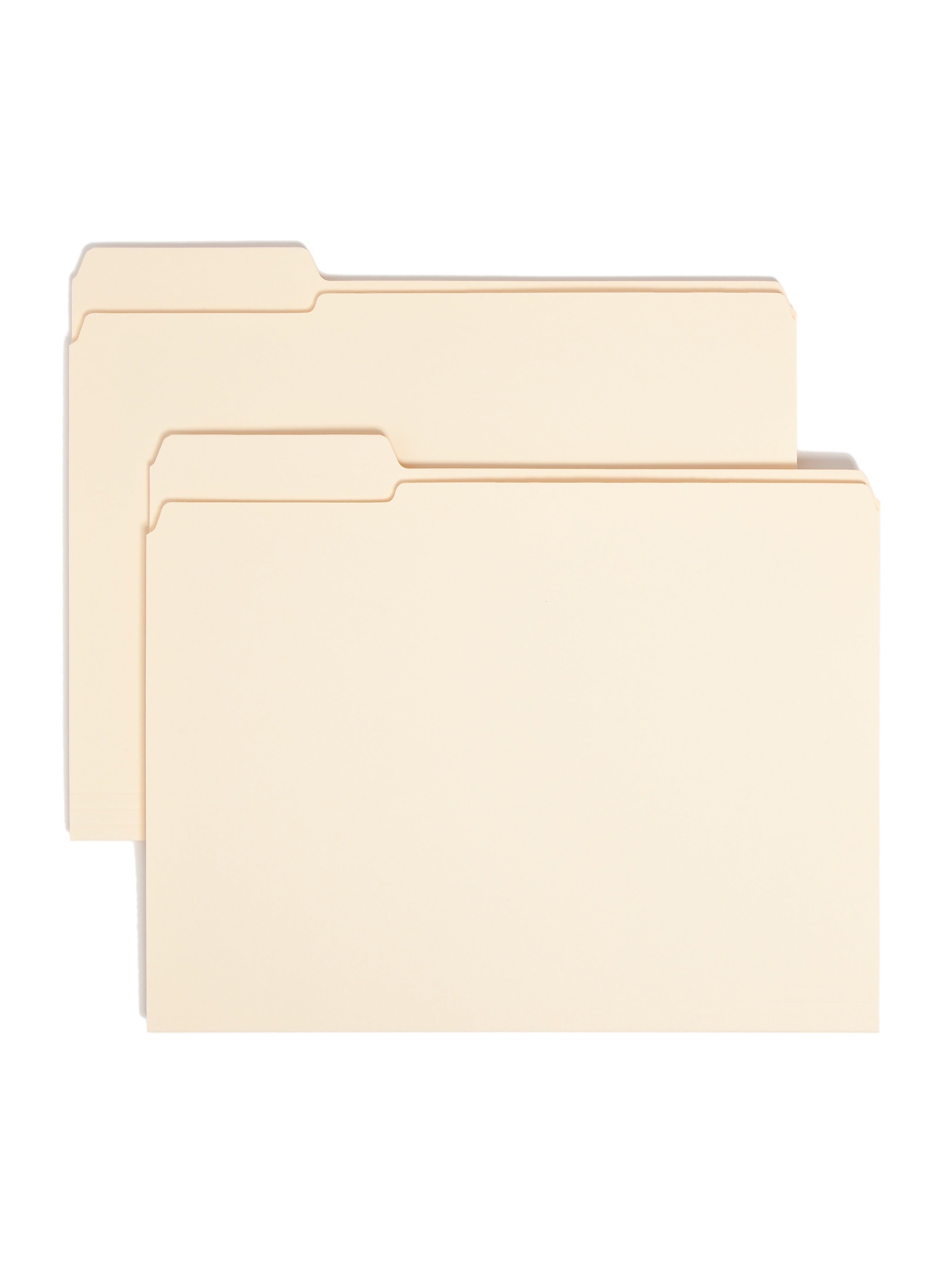 Smead File Folders, Reinforced 1/3-Cut Tab, Letter Size, Manila, 100/Box