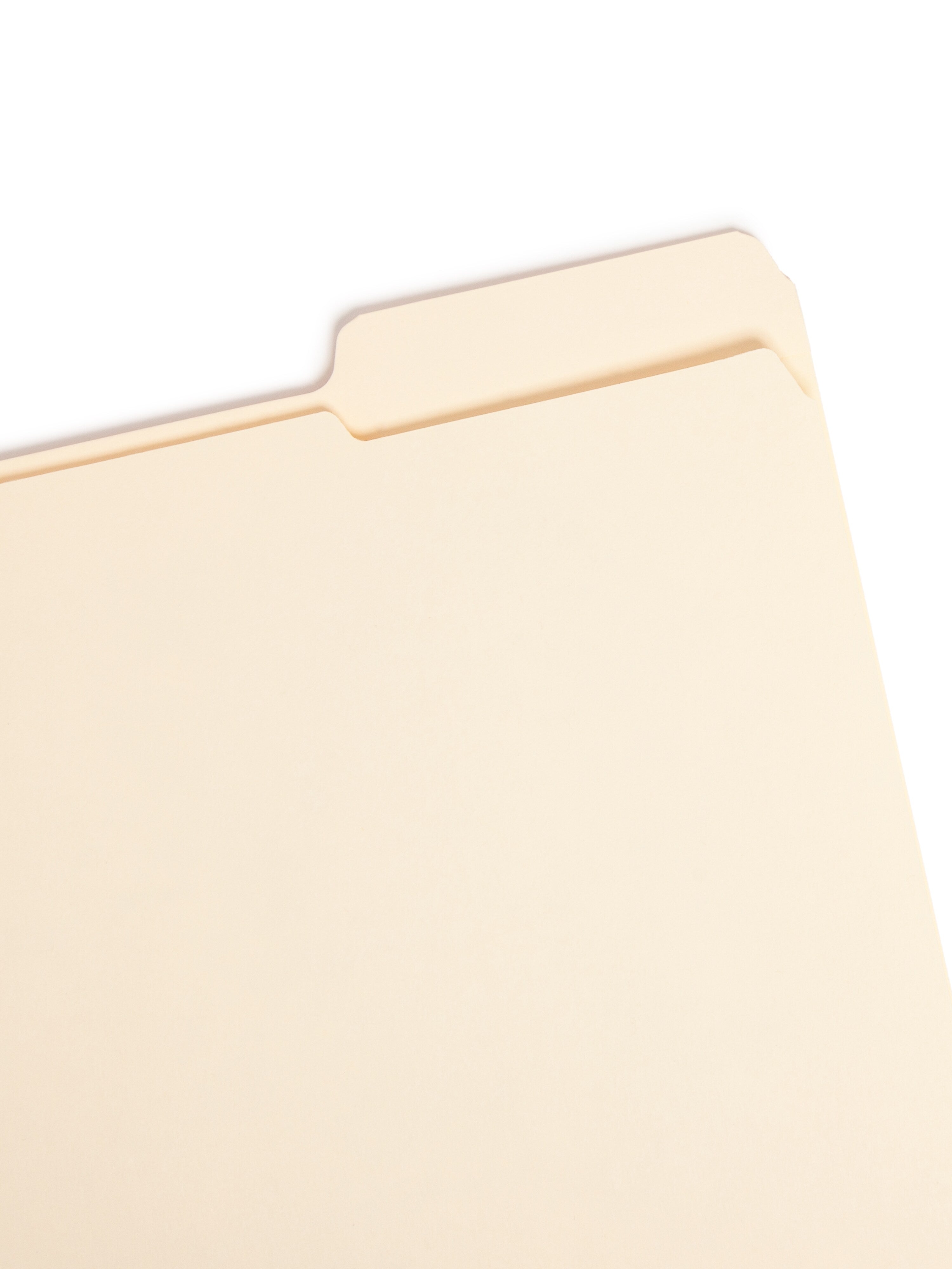 Smead File Folders, Reinforced 1/3-Cut Tab Right Position, Letter Size, Manila, 100/Box