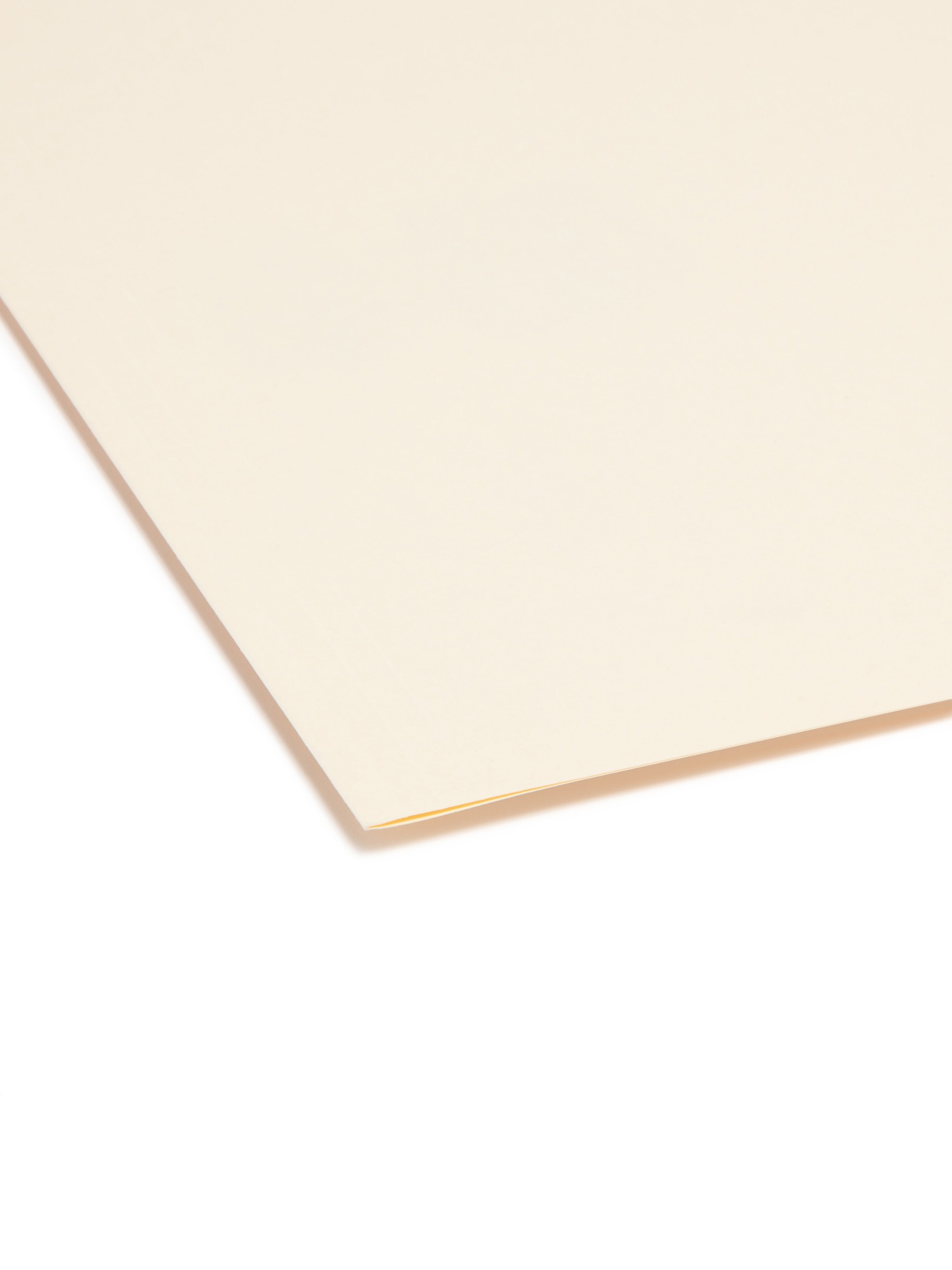 Smead File Folders, Reinforced 2/5-Cut Right Position, Guide Height, Letter Size, Manila, 100/Box