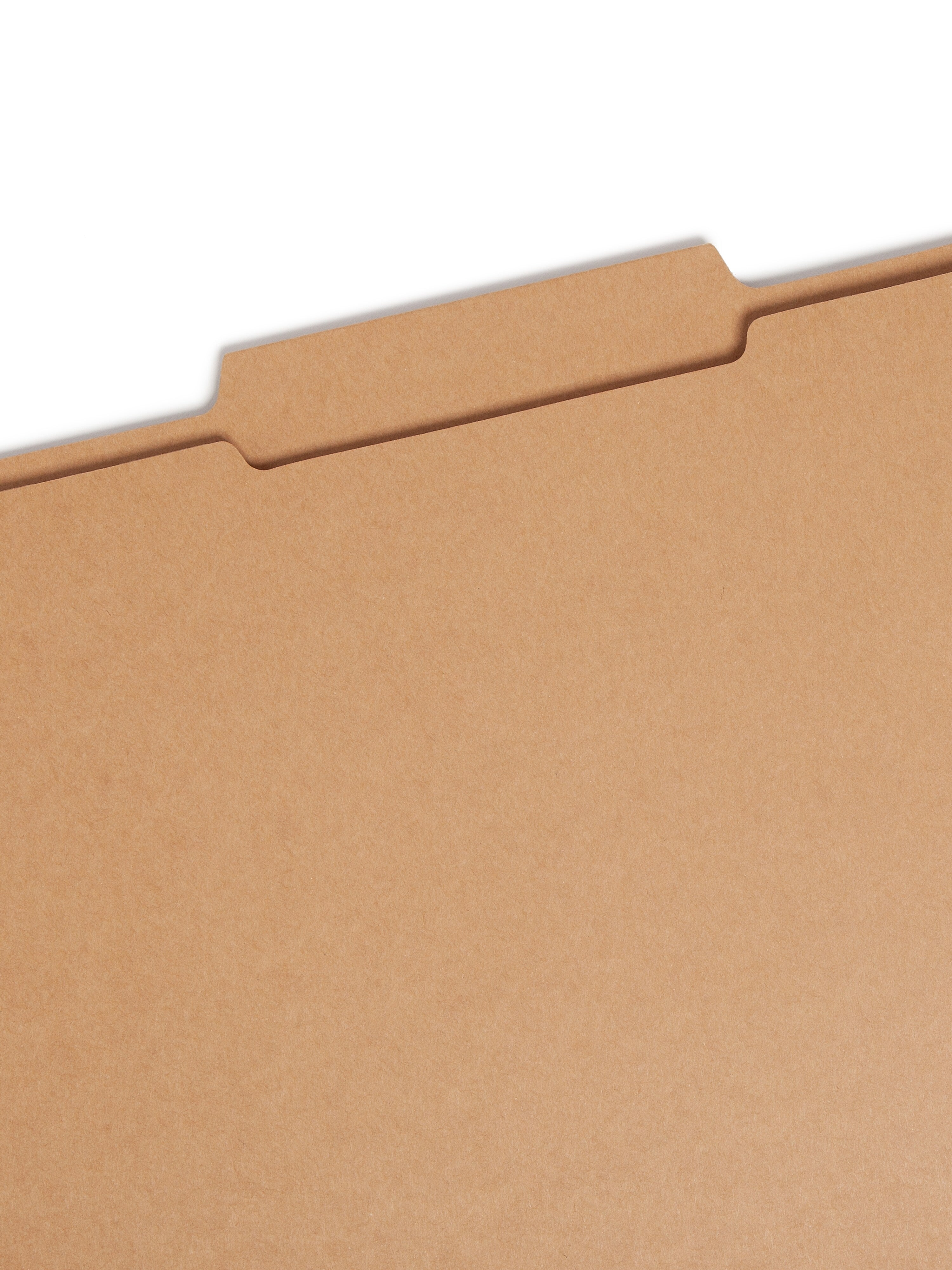 Smead File Folders, Reinforced 2/5-Cut Tab Right Of Center, Guide Height, Letter Size, Kraft, 100/Box