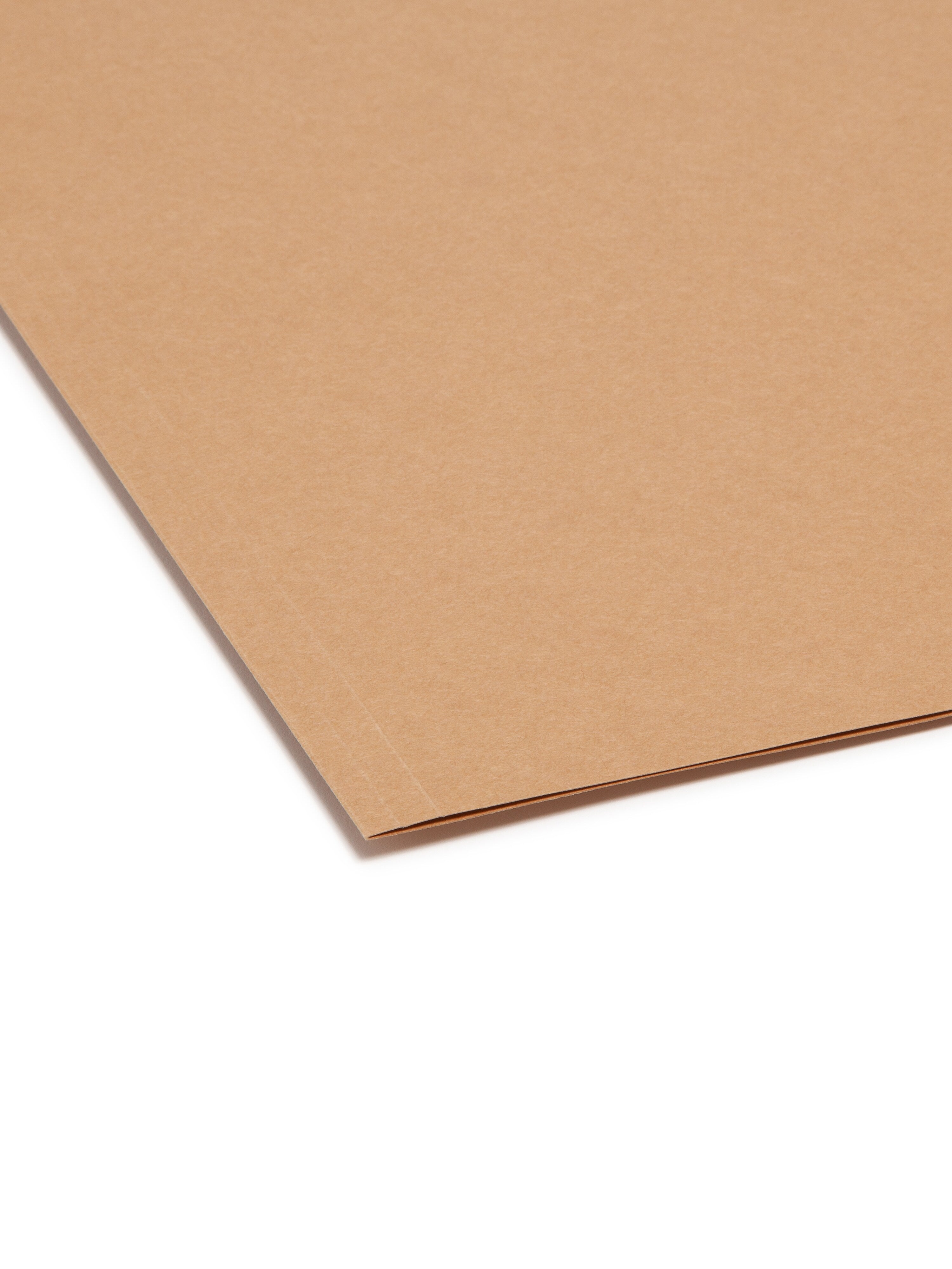 Smead File Folders, Reinforced Straight-Cut Tab, Letter Size, Kraft, 100/Box