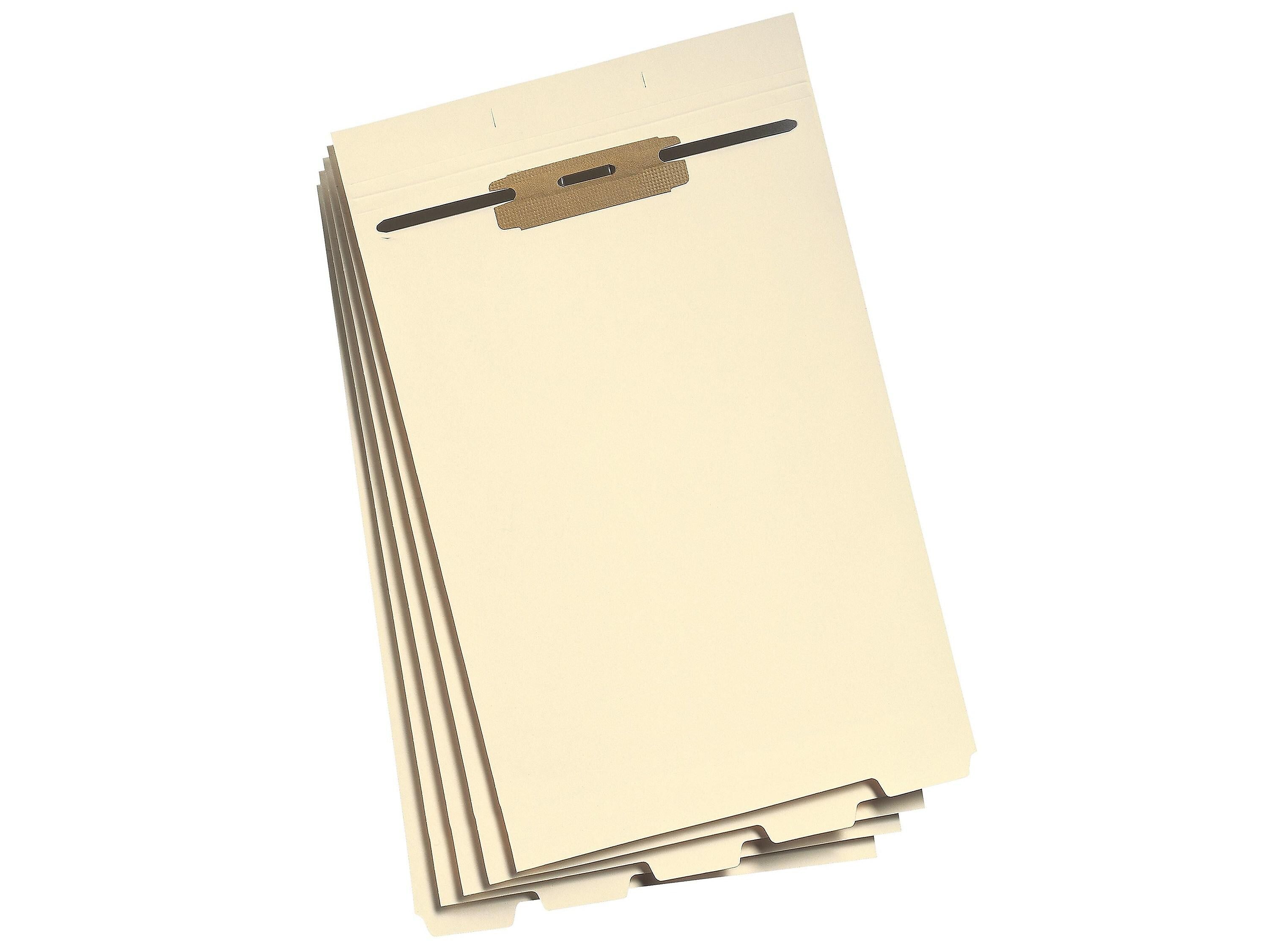 Smead Filing Dividers with Fastener, Bottom 1/5-Cut Tab, Legal Size, Manila, 50/Pack
