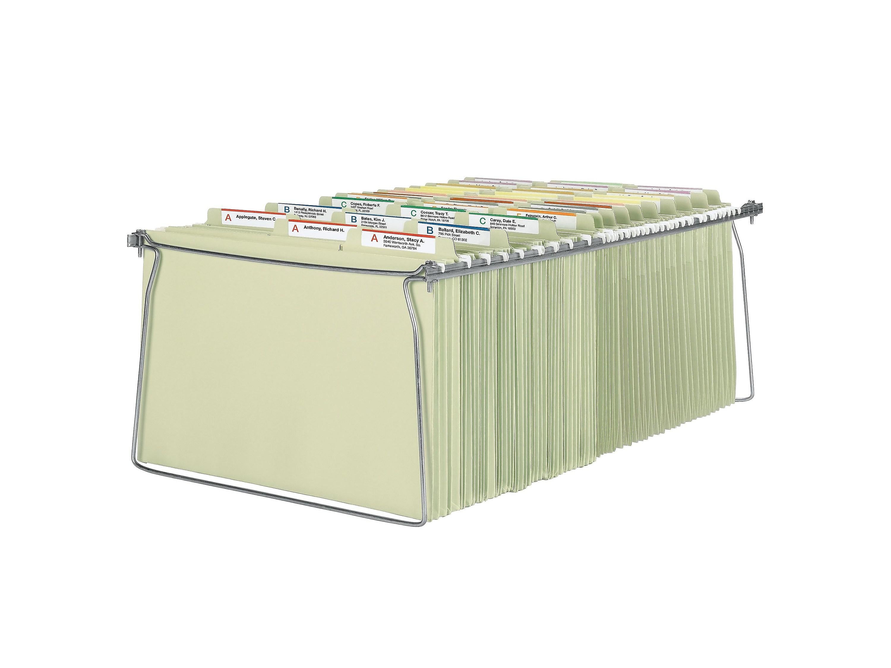 Smead Hanging File Folder Frames, Legal Size, Gray, 2/Box